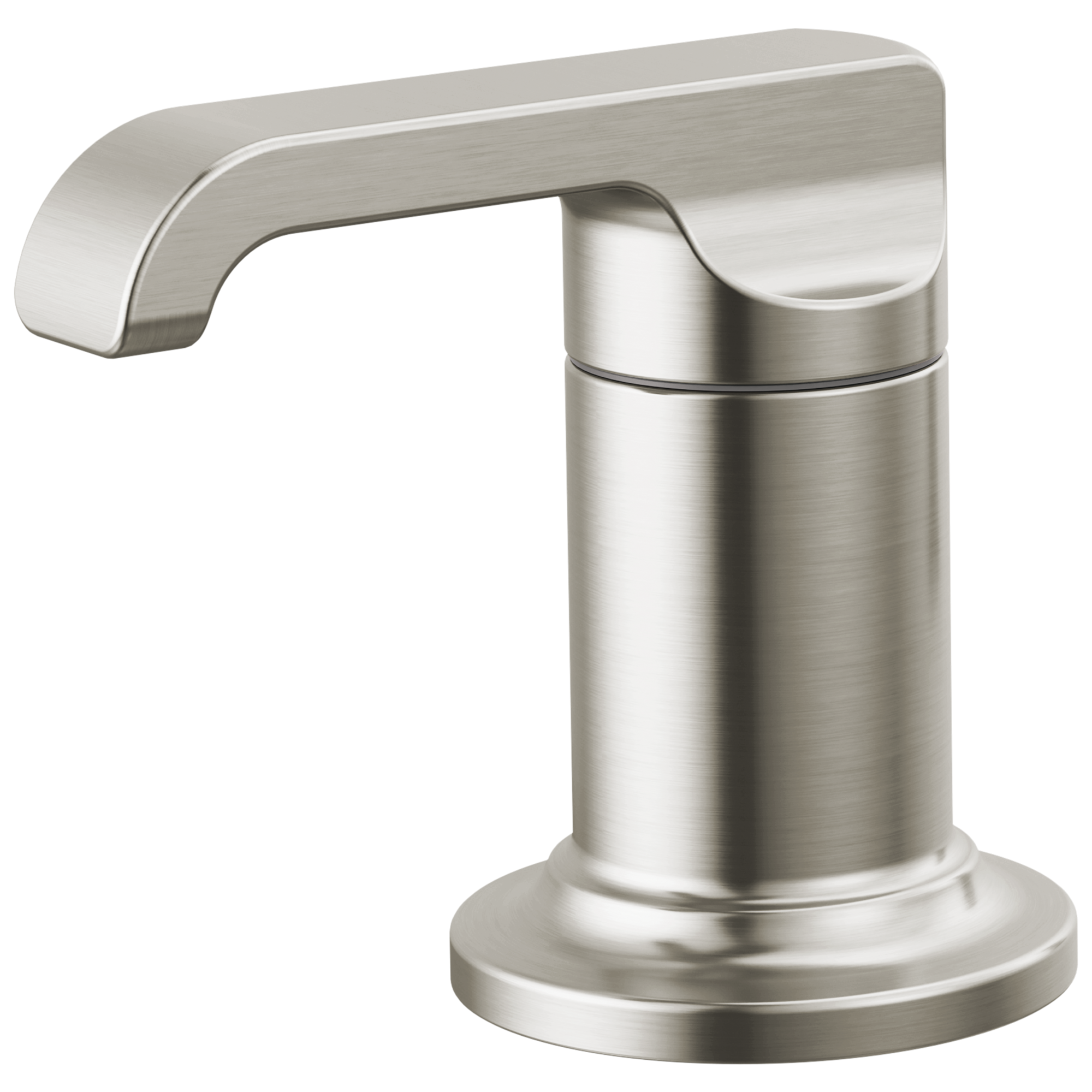 Grifo para lavabo con un solo mango de acero inoxidable Lumicoat de Delta - Mango H588SS-PR