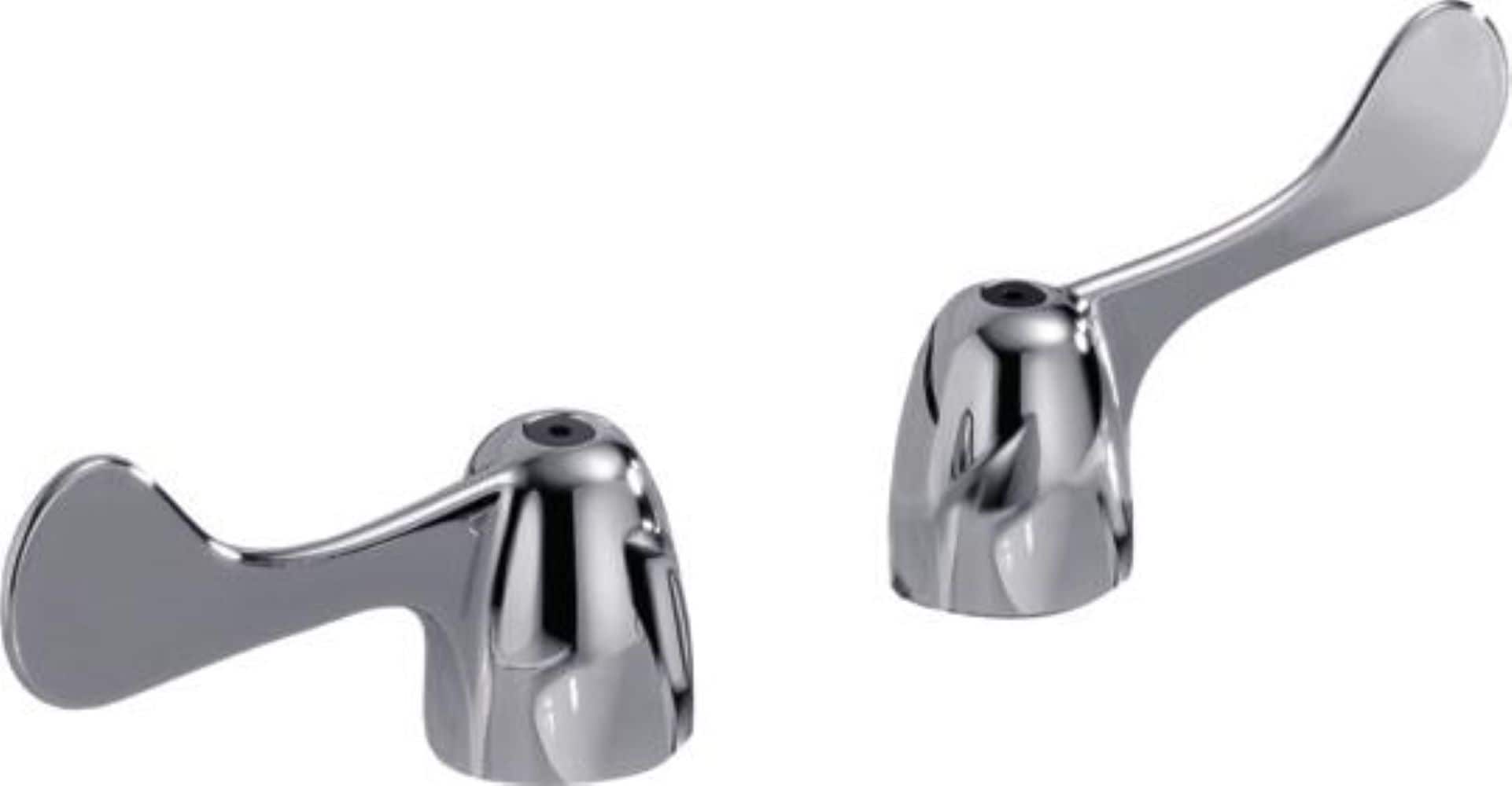 Manija de grifo de lavabo de 2 mangos de palanca Delta Chrome RP12491