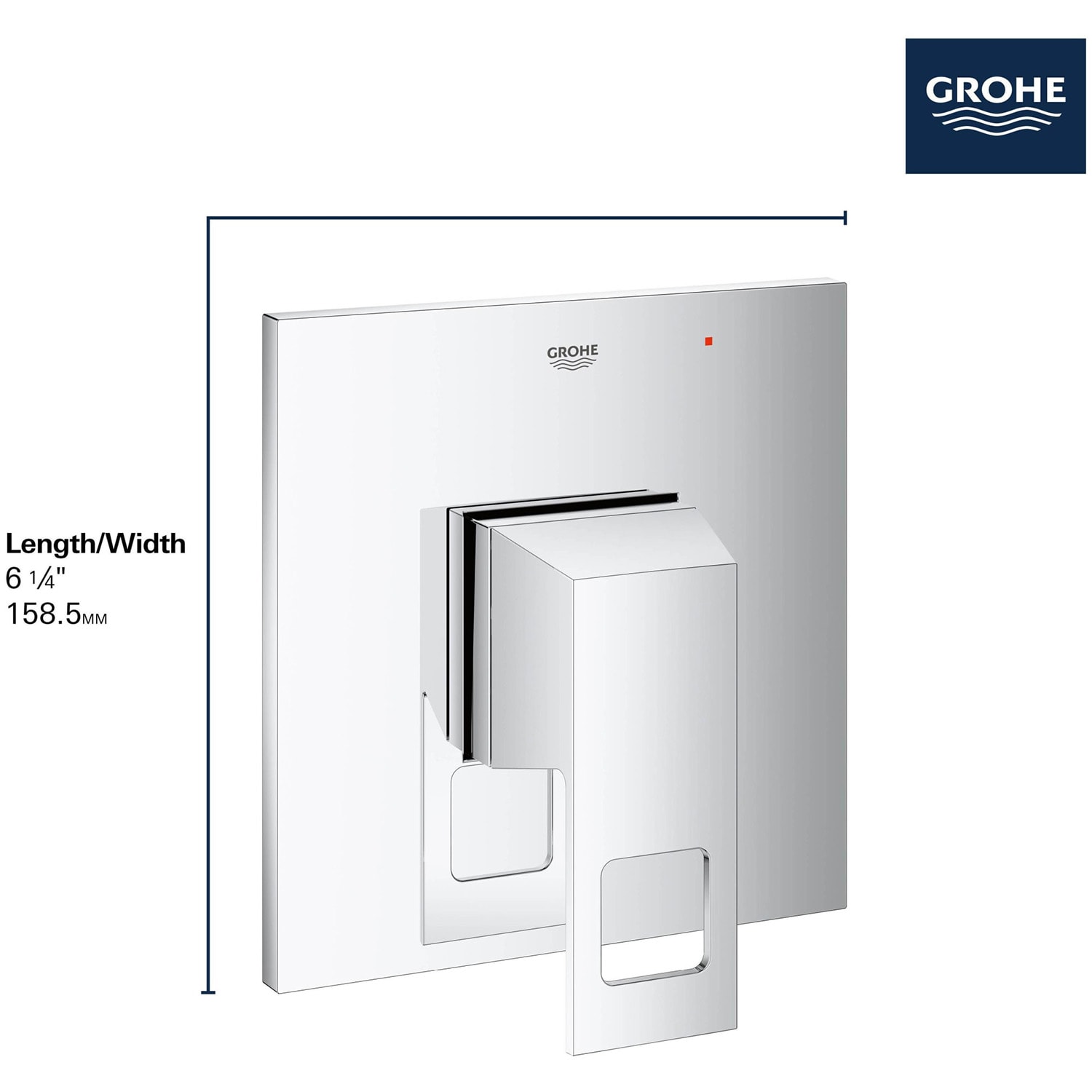 Maneral para regadera con una sola palanca, acabado cromado Starlight de GROHE 14469000