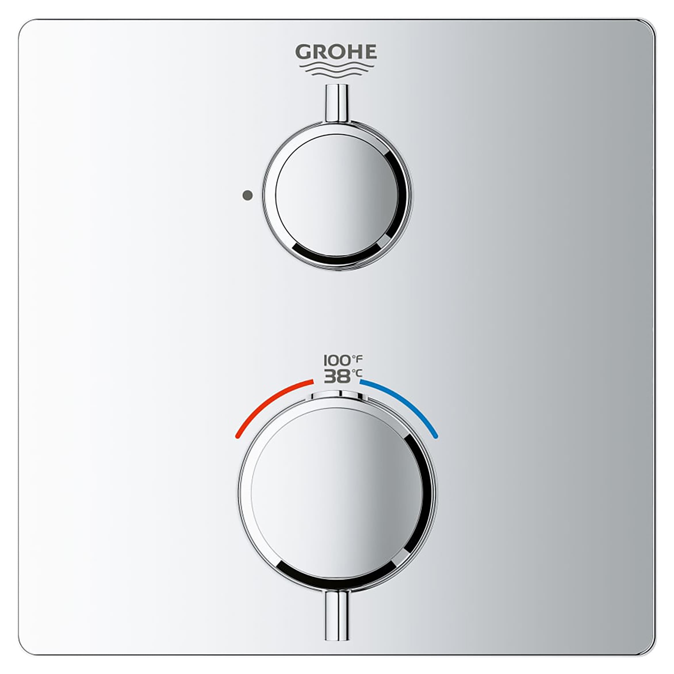 Maneral de grifo de regadera de dos manijas en cromo brillante Starlight GROHE 24110000