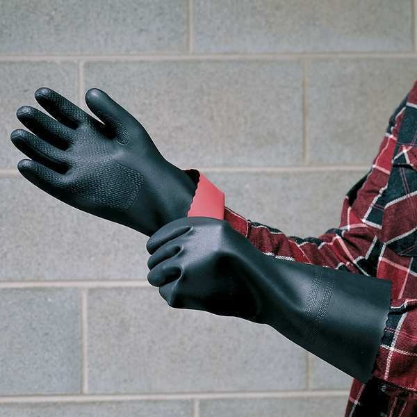 Guantes resistentes a químicos de 14" de neopreno, tamaño 10, 1 par - N-540.