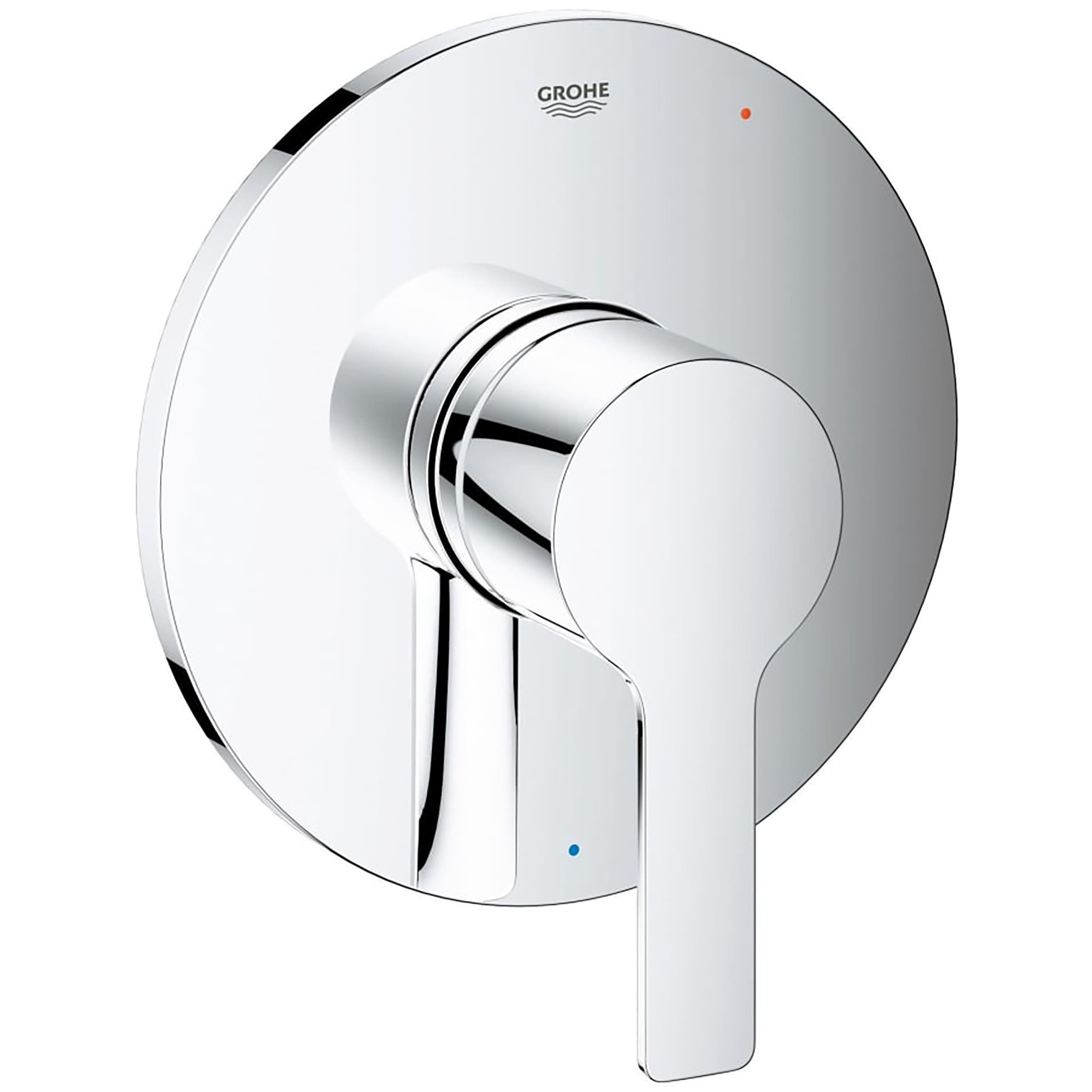 Manija de llave de ducha de una sola manija en cromo Starlight de GROHE