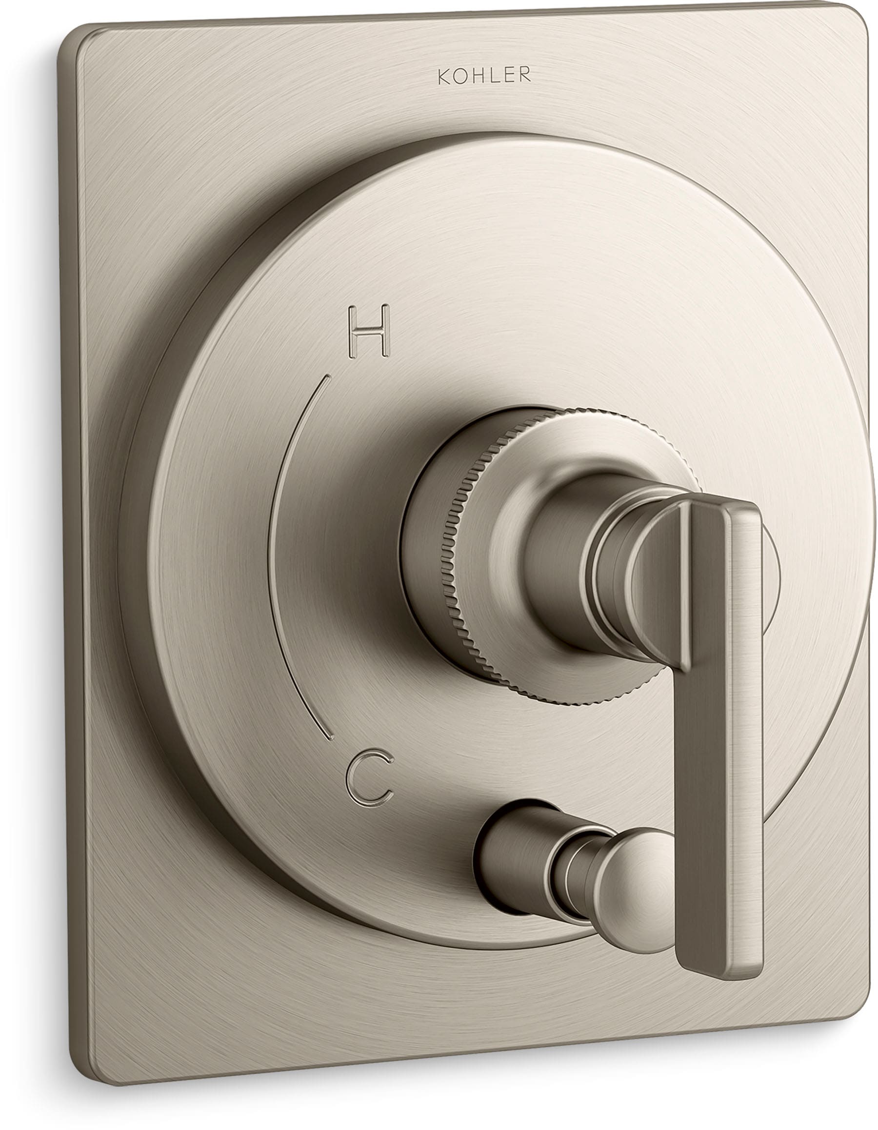 Mango de regadera Vibrant Brushed Nickel de KOHLER Castia por Studio McGee