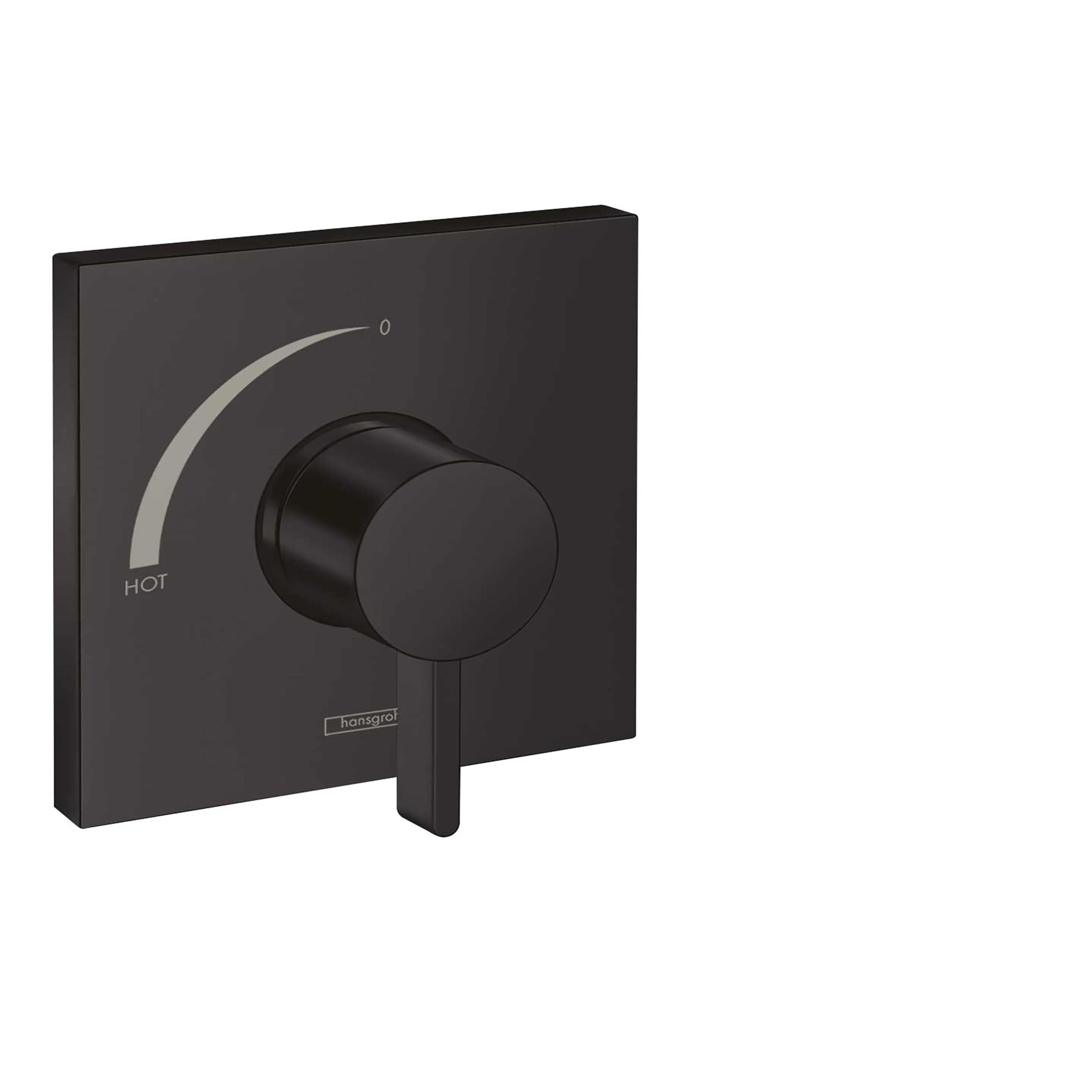 Maneral de llave para regadera en negro mate de Hansgrohe