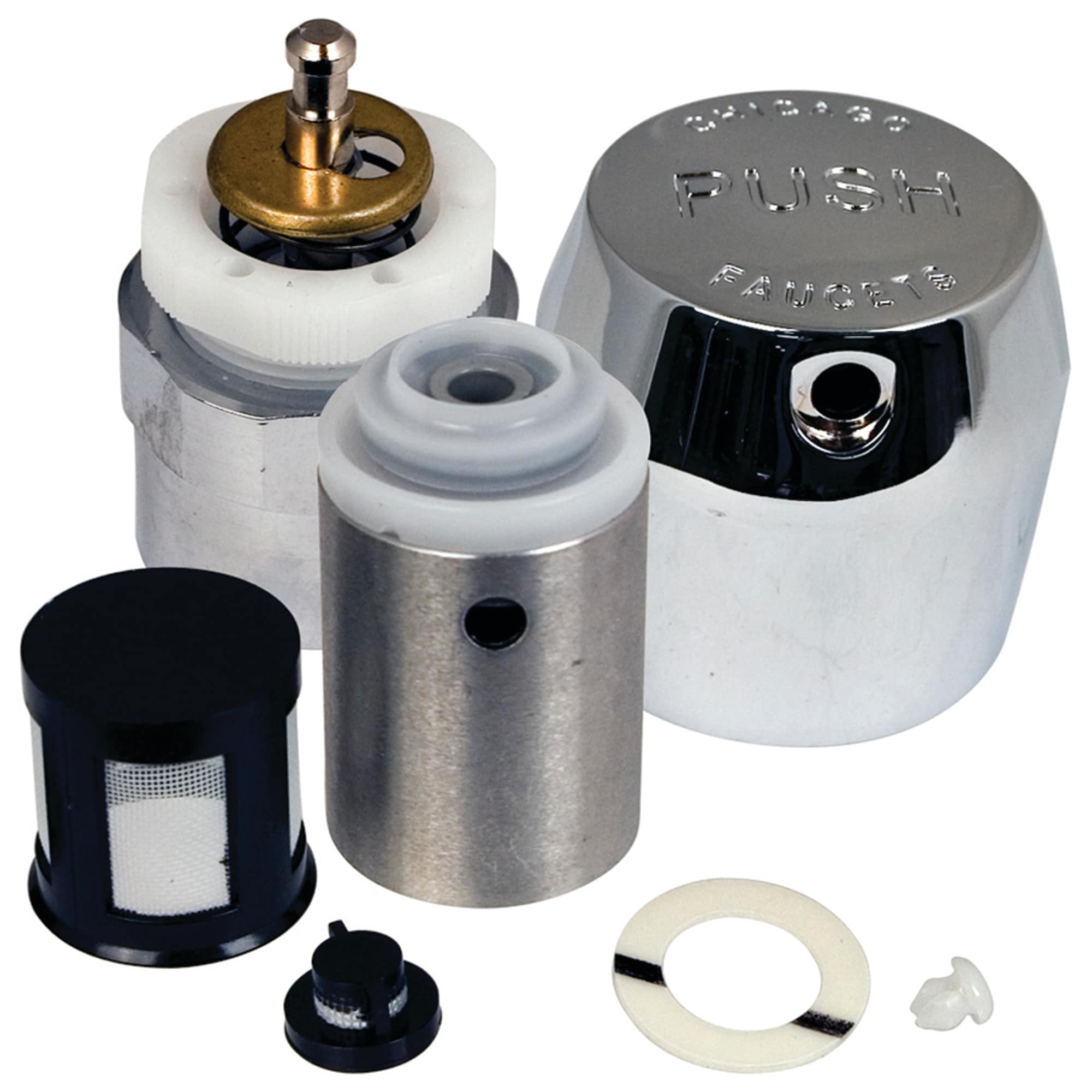 Manija para grifo de lavamanos en cromo pulido Chicago Faucets 131594