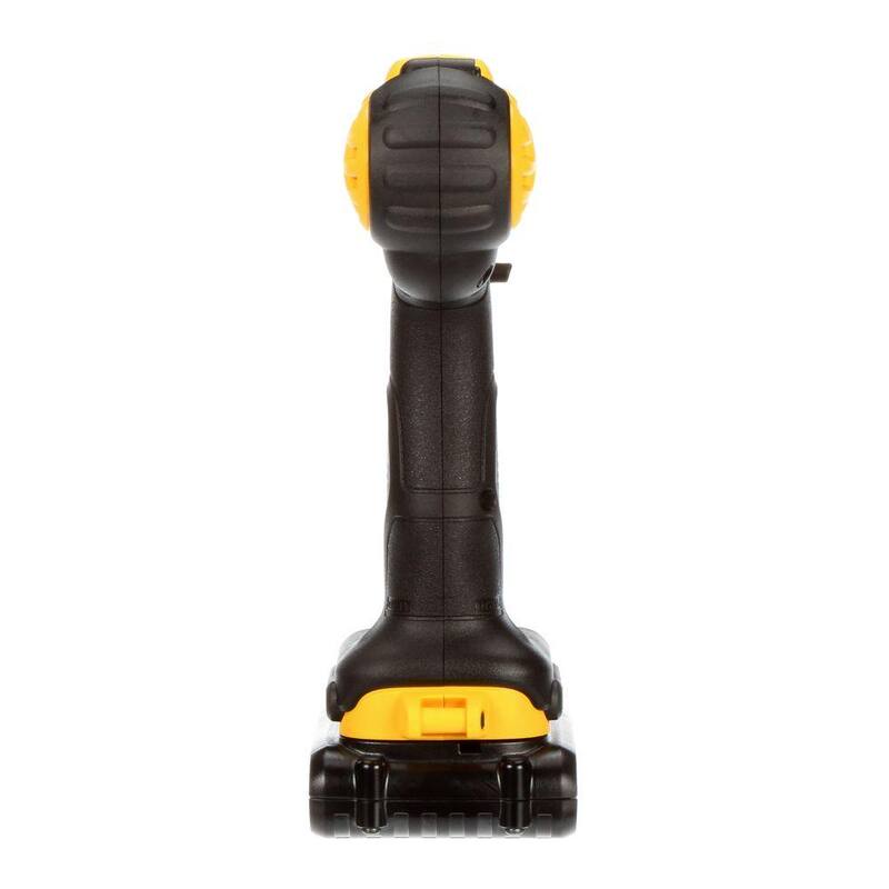 DEWALT Taladro/destornillador inalámbrico de 20V Máx. 1/2 pulg., (2) baterías de 20V 1.3Ah, cargador y estuche - DCD771C2