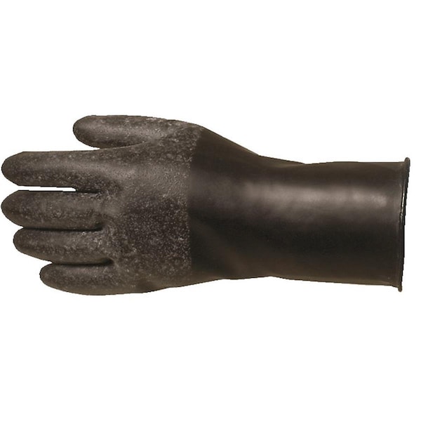 Guante de nitrilo sin respaldo de Honeywell North, áspero - B161R/9