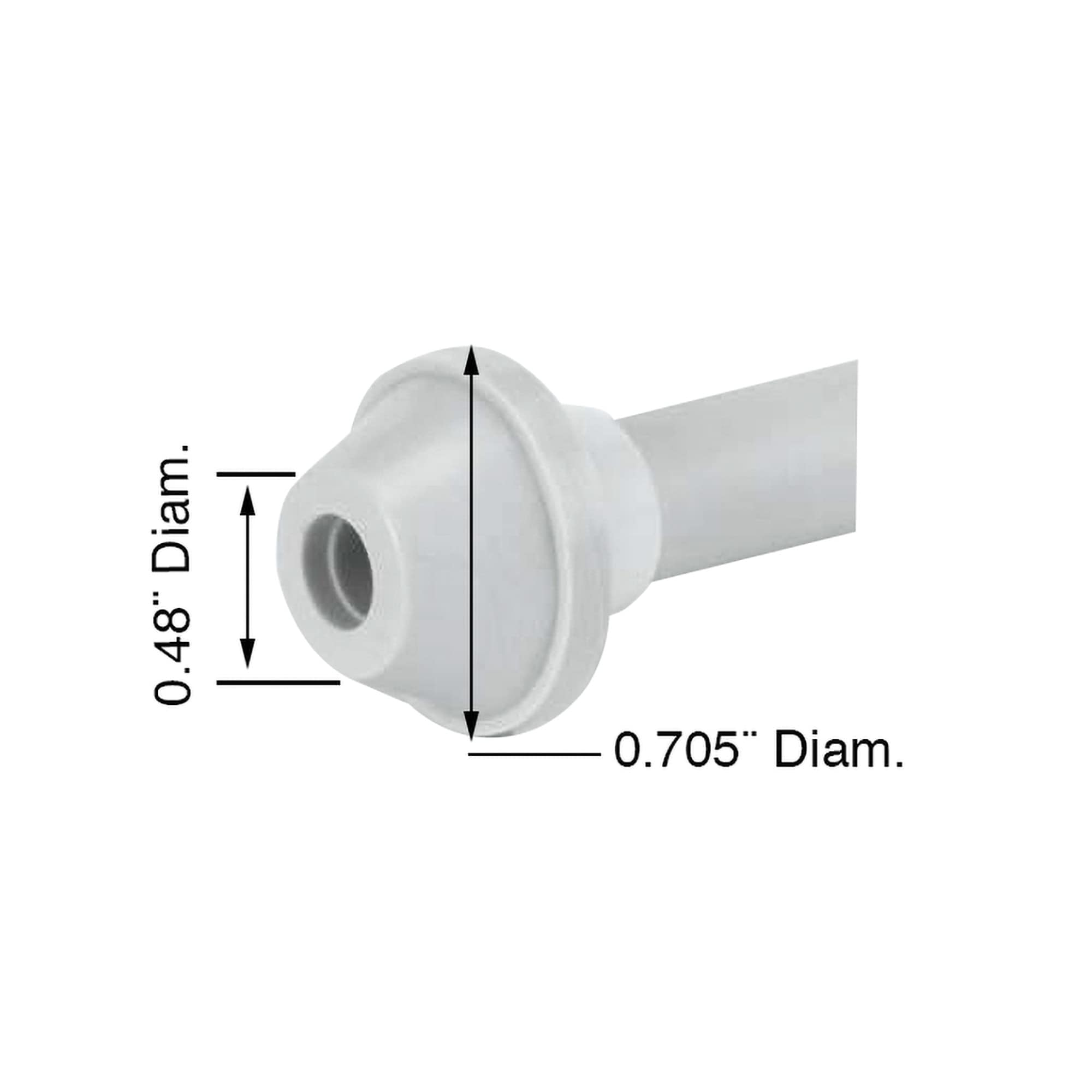 Línea de suministro flexible de PEX de 30 pulgadas con conexión de compresión de 3/8 pulgadas x FIP, marca RELIABILT