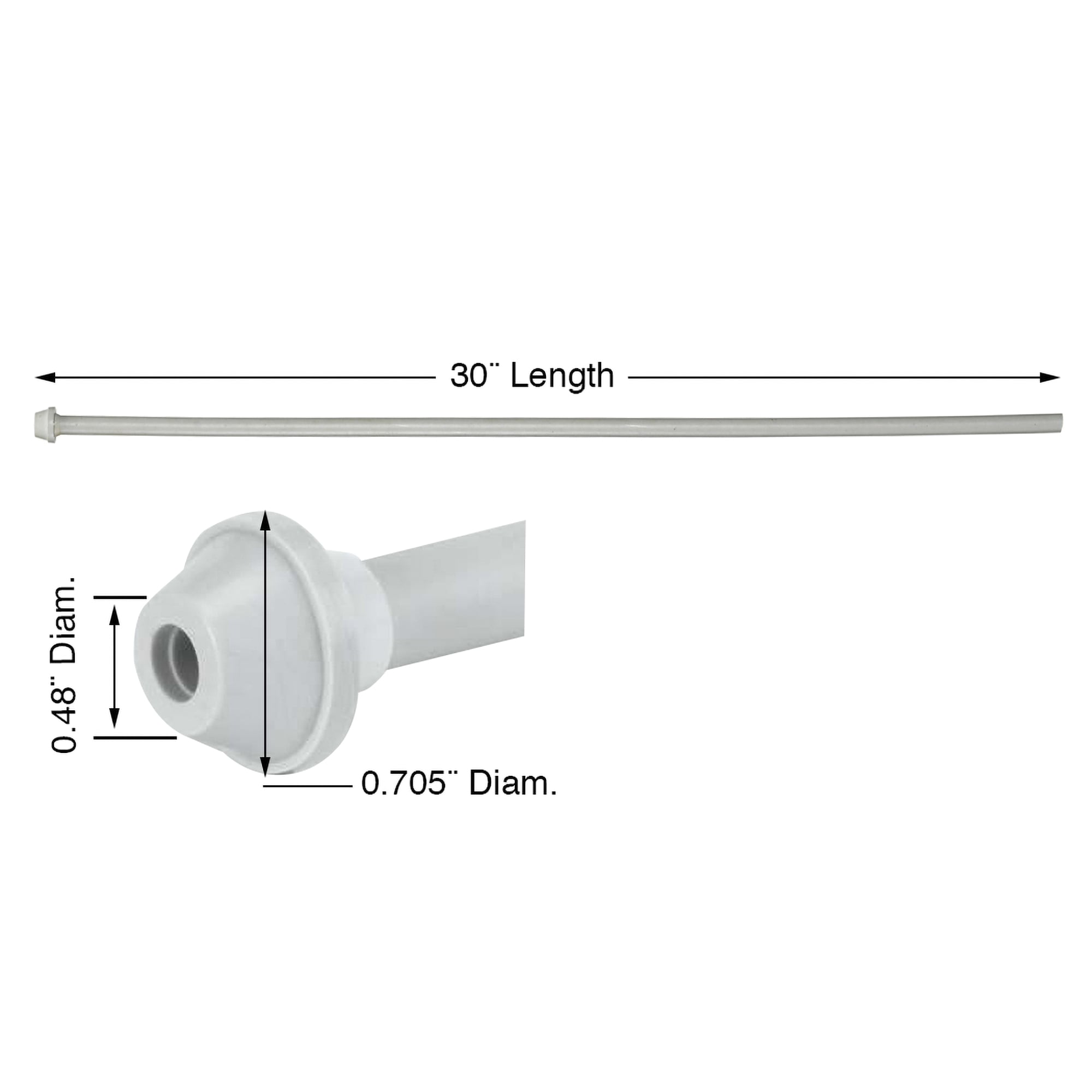 Línea de suministro flexible de PEX de 30 pulgadas con conexión de compresión de 3/8 pulgadas x FIP, marca RELIABILT