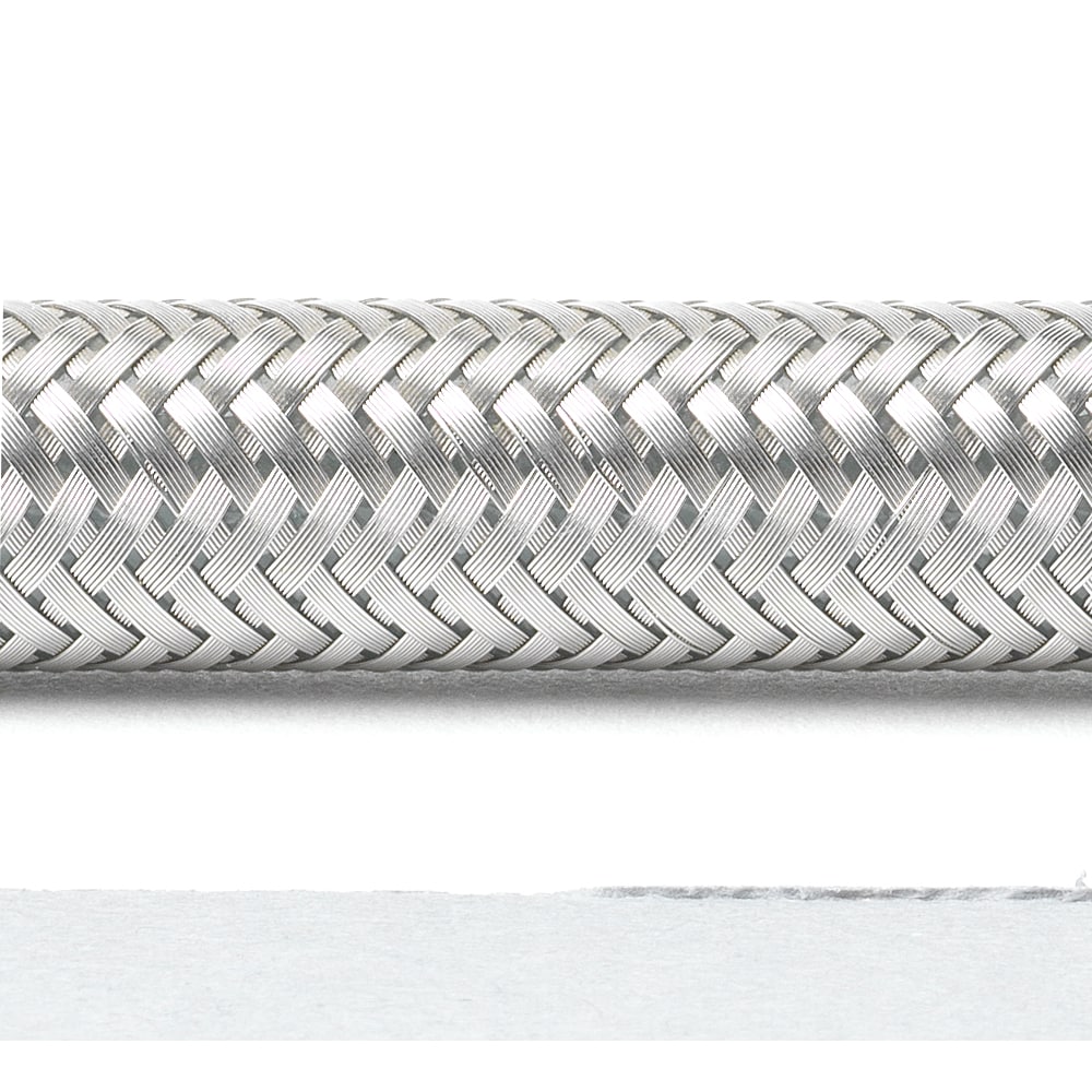 Línea flexible de suministro para grifo de acero inoxidable trenzado, compresión de 3/8 pulgadas x FIP de 1/2 pulgadas x 30 pulgadas RELIABILT 7223-30-38-2-RB