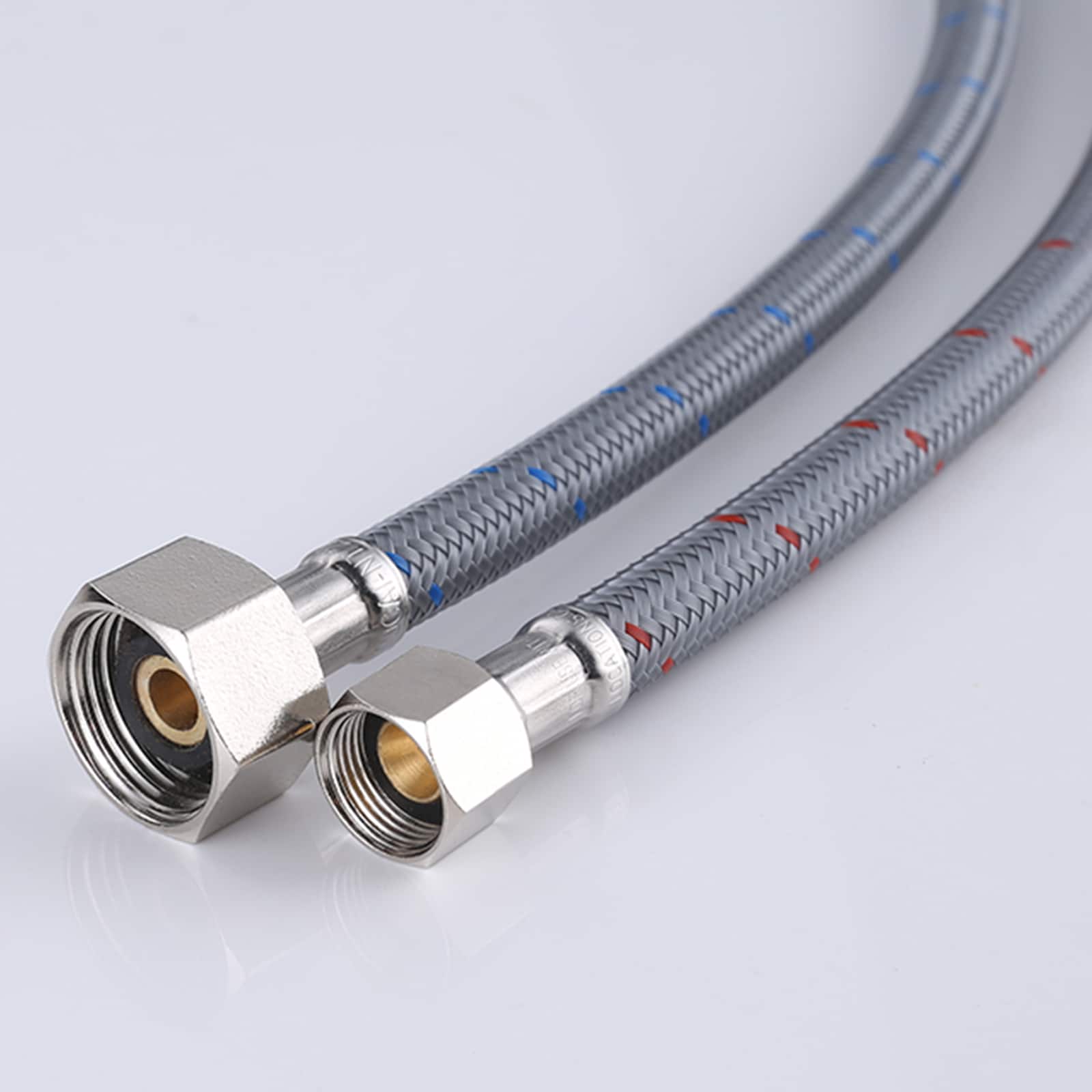 ¡WOWOW! Línea de suministro flexible para grifo PEX de 3/8 pulgadas x 1/2 pulgadas x 36 pulgadas - X1005-36-LW