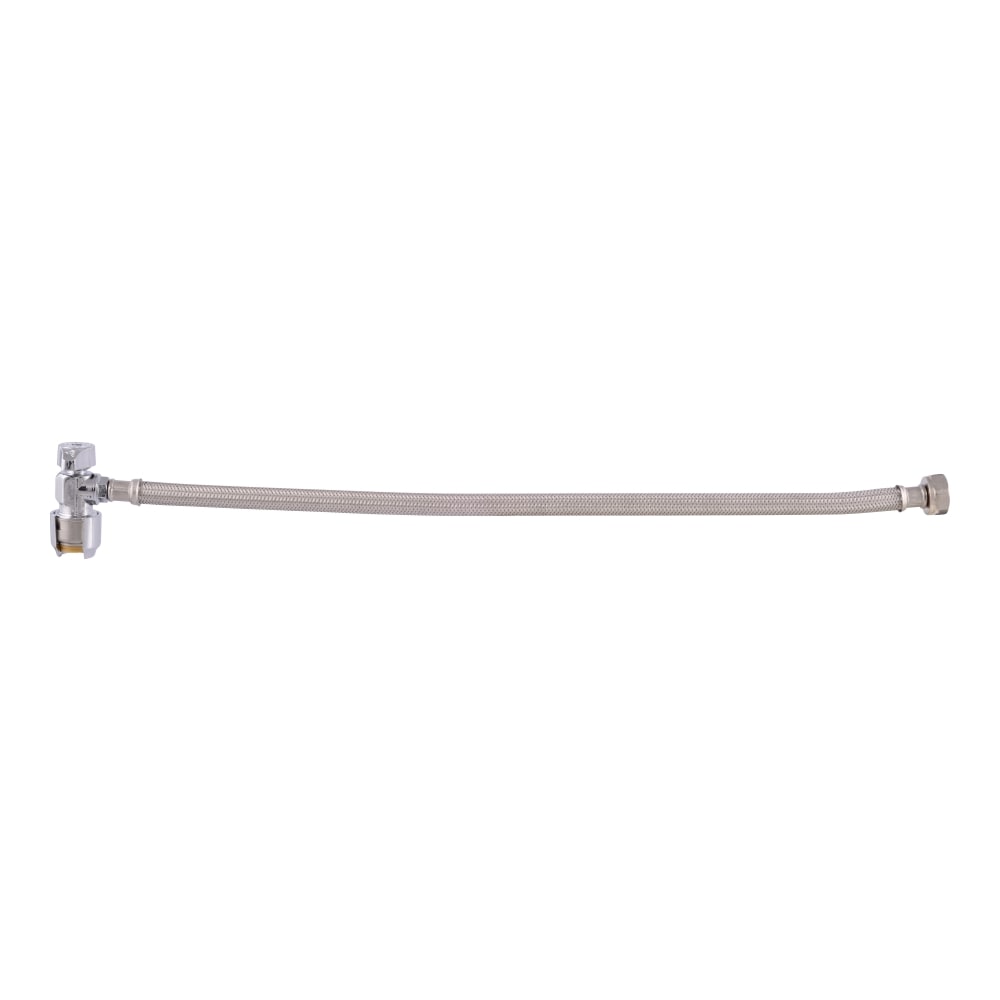 Línea de suministro flexible de la llave del grifo de acero inoxidable trenzado de 20 pulgadas 1/2 pulgada FIP x 1/2 pulgada FIP SharkBite UR24657Z