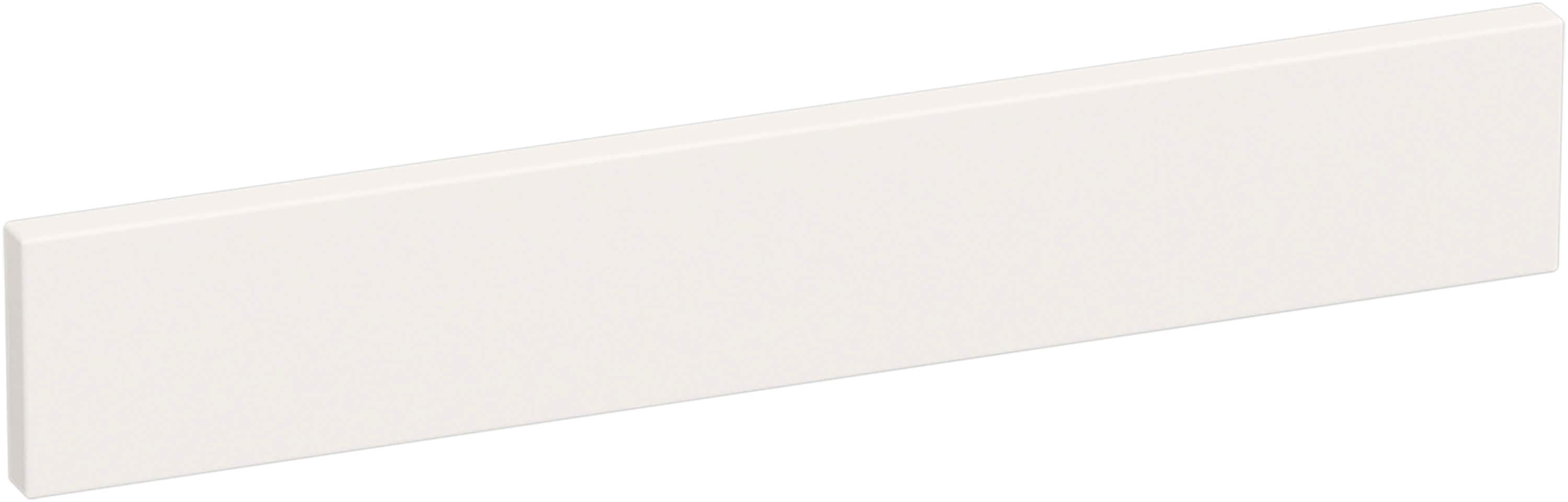 Respaldo de baño de cuarzo blanco puro de 4 pulgadas de alto por 24 pulgadas de largo KOHLER 25814-PWH