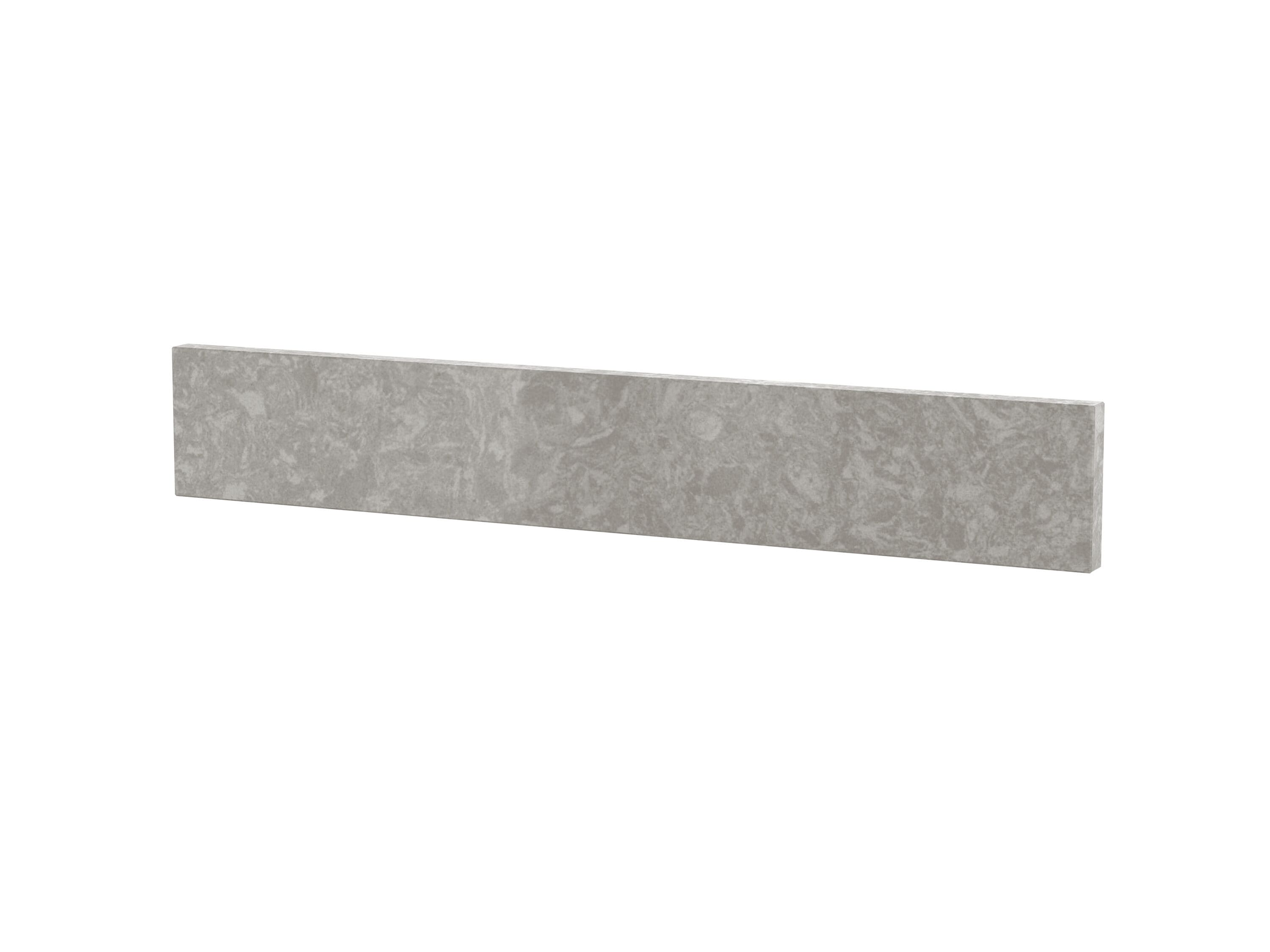 Salpicadero Lateral de Baño de Cuarzo Gris Carbón de 4 Pulgadas de Alto x 21.24 Pulgadas de L - Winette WSSQ3201
