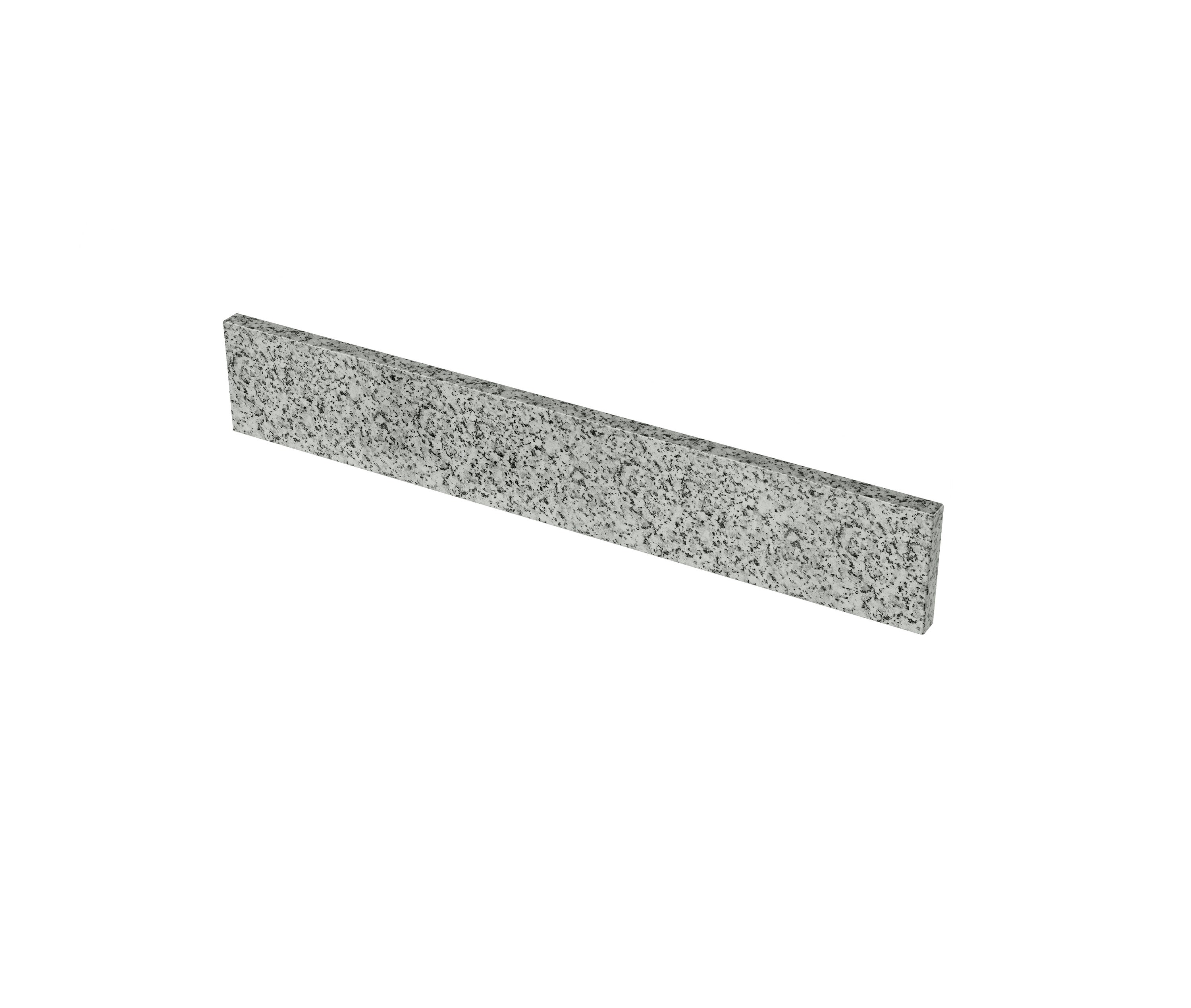 Salpicadera de baño de granito gris de 4 pulgadas de alto por 31 pulgadas de largo TJAmerican TJ31-40BS305