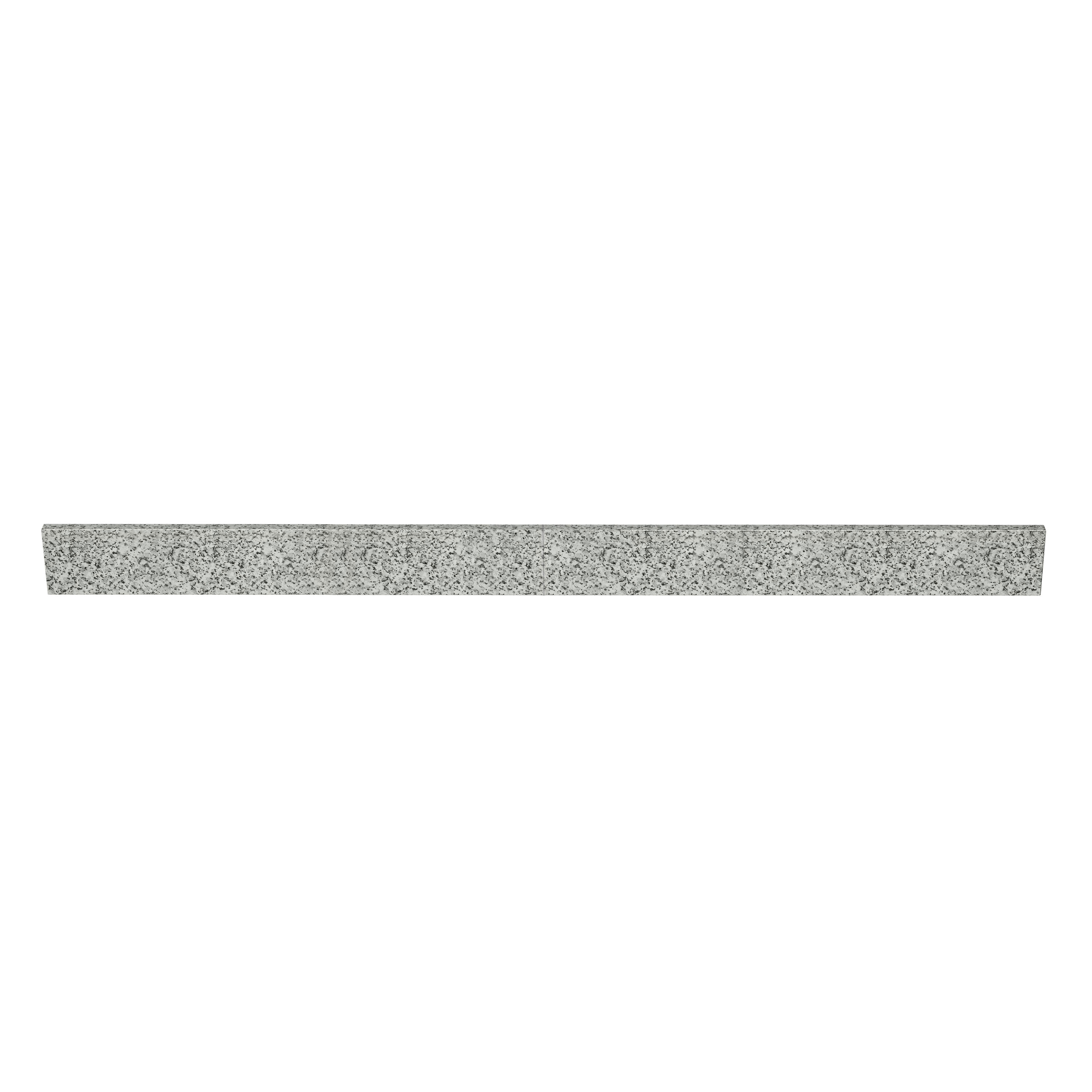 ---


Respaldo de baño en granito gris de 72 pulgadas de largo x 4 pulgadas de alto, TJAmerican (2 piezas) TJ72-40BS305


---