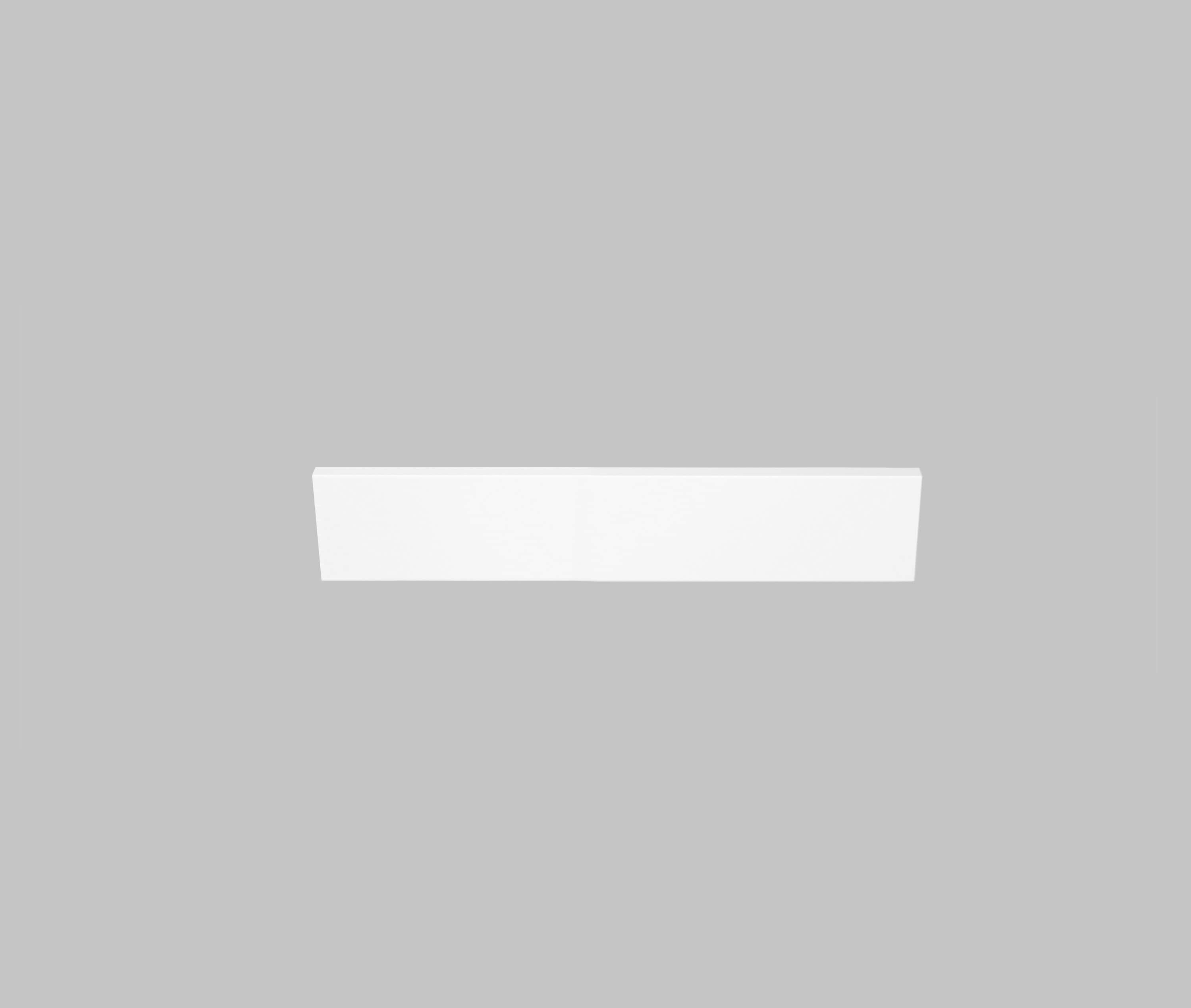 Salpicadera de baño de mármol sintético blanco de 4 pulgadas de alto x 25 pulgadas de largo TJAmerican TJ25-40BS101