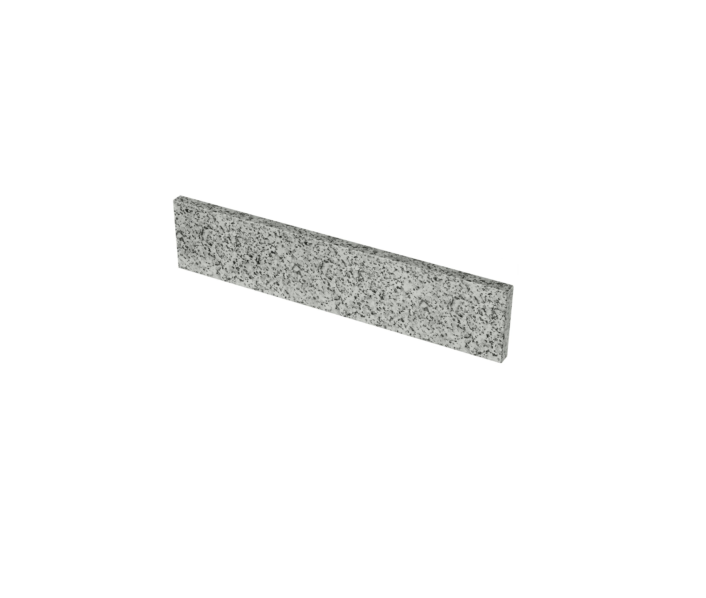Salpicadero de baño de granito gris de 4 pulgadas de alto por 25 pulgadas de largo TJAmerican TJ25-40BS305