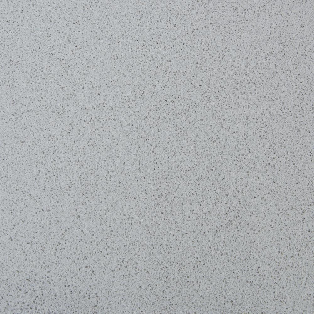 Mejor vista Meridian 61 pulgadas x 22 pulgadas Gris/Pulido Mármol Engineered Lavabo doble bajo encimera 261033