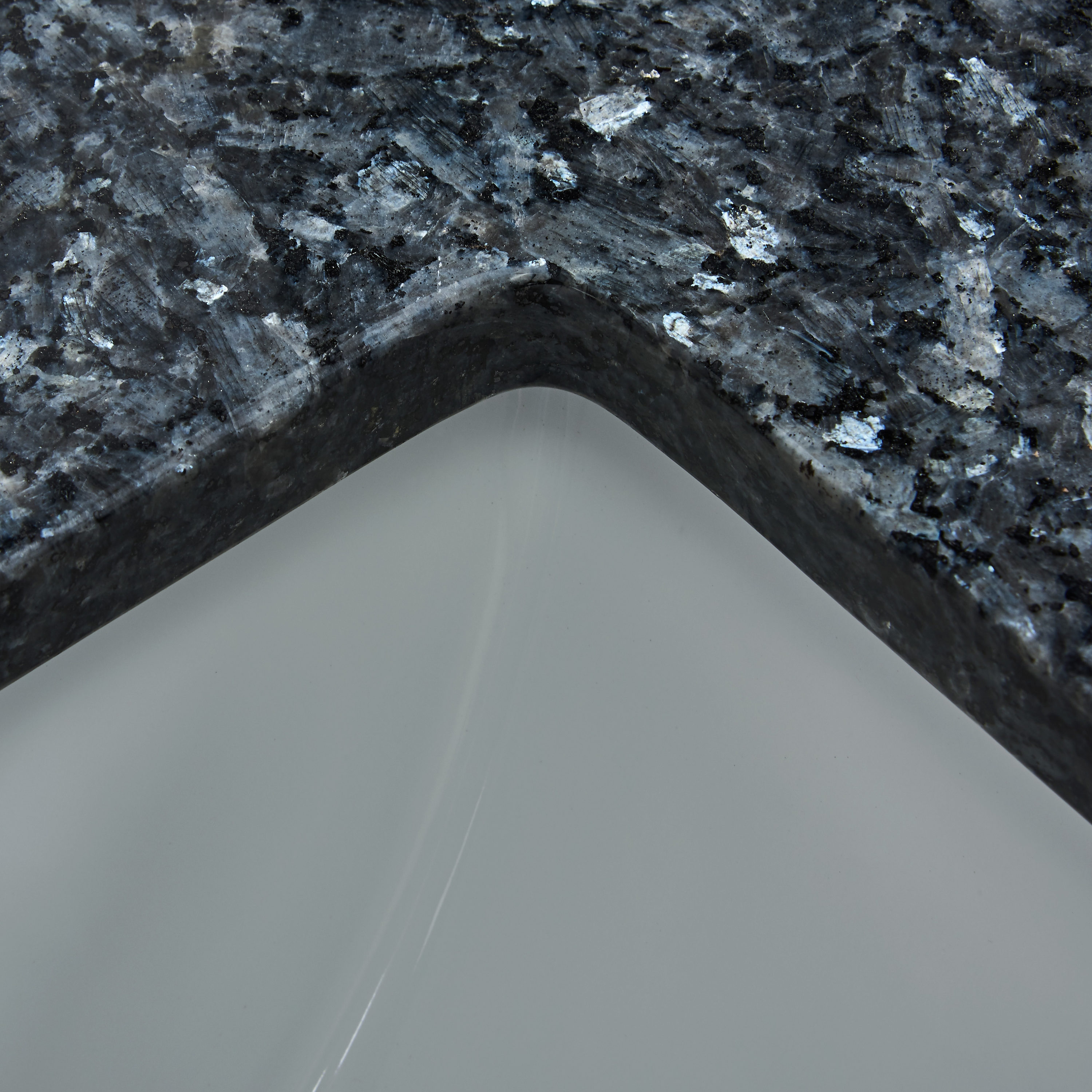 Fregadero sencillo Bestview de granito azul perlado, bajo encimera de 37 pulgadas x 22 pulgadas