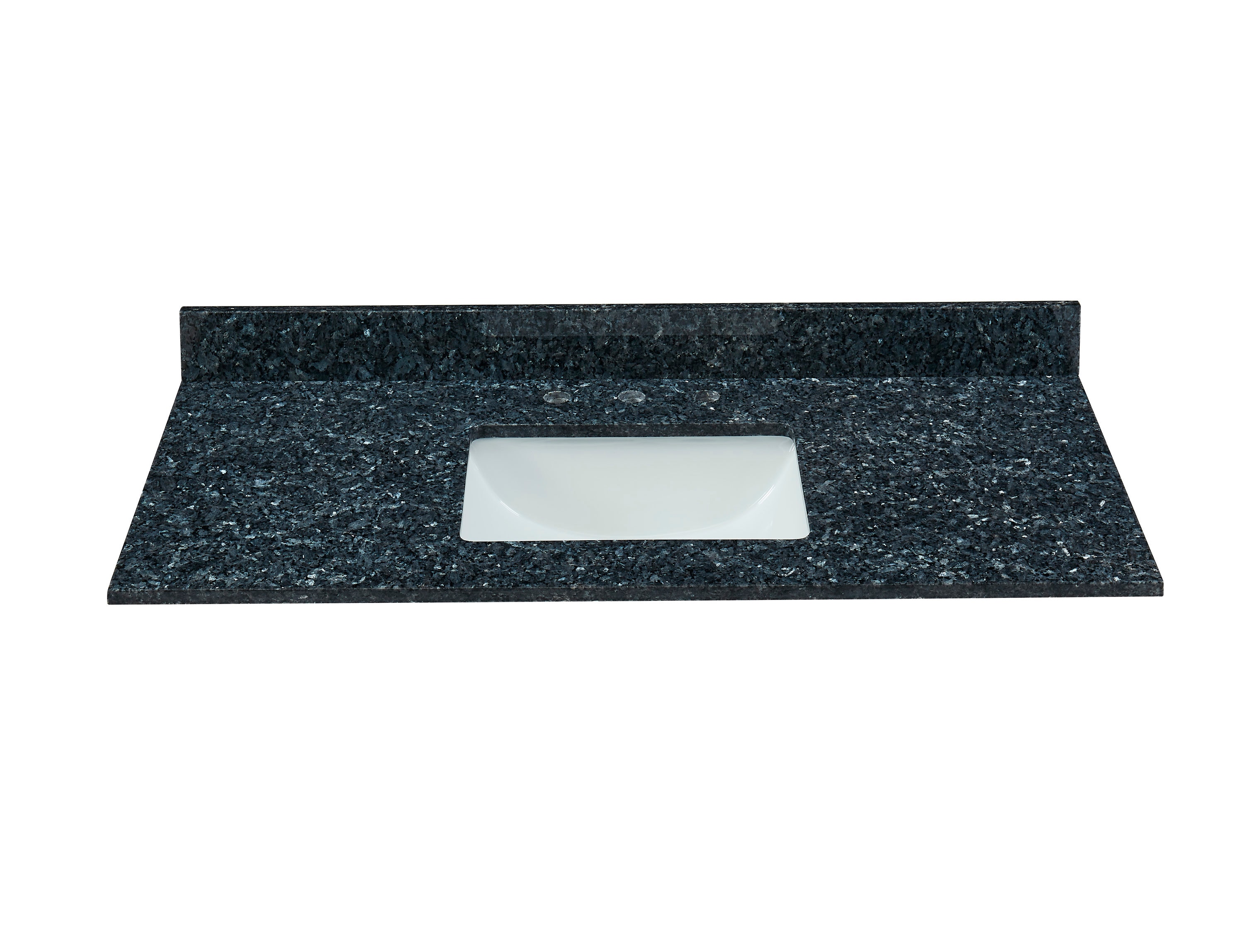 Fregadero individual Bestview de granito perlado azul de 49 pulgadas x 22 pulgadas