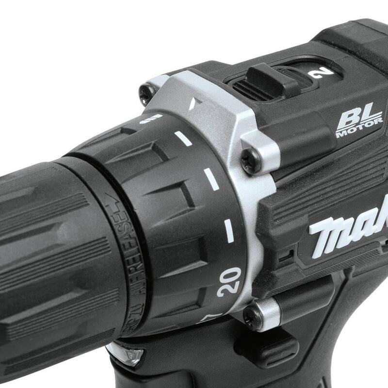 Kit Taladro Destornillador Inalámbrico de Velocidad Variable con Motor sin Escobillas de Iones de Litio Subcompacto 18V LXT de Makita, 1/2 pulgadas, 1.5Ah - XFD15SY1B