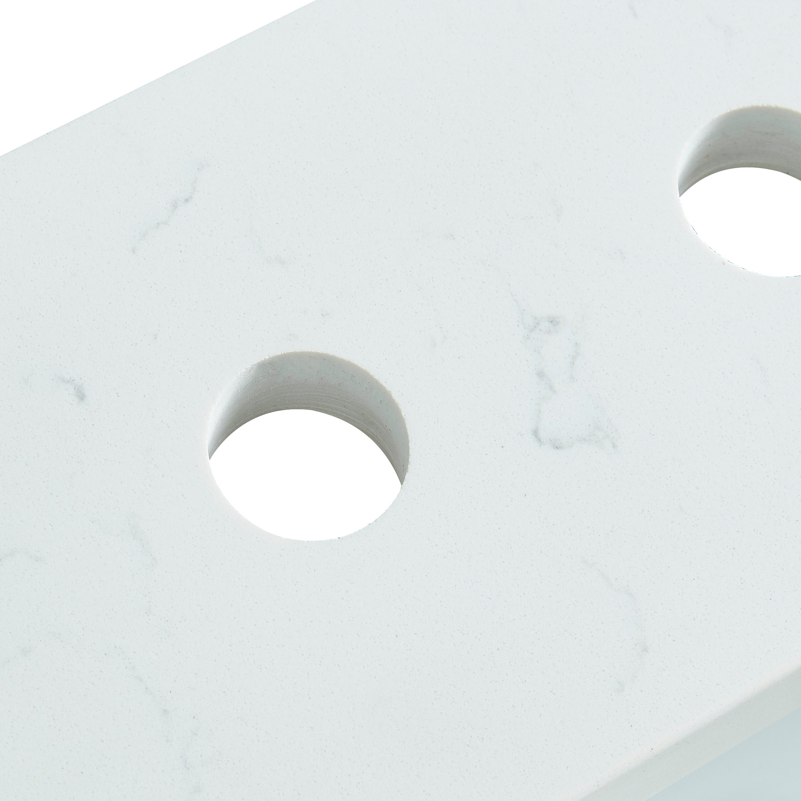 Fregadero único Bestview de cuarzo blanco Carrara de 37 pulgadas x 22 pulgadas