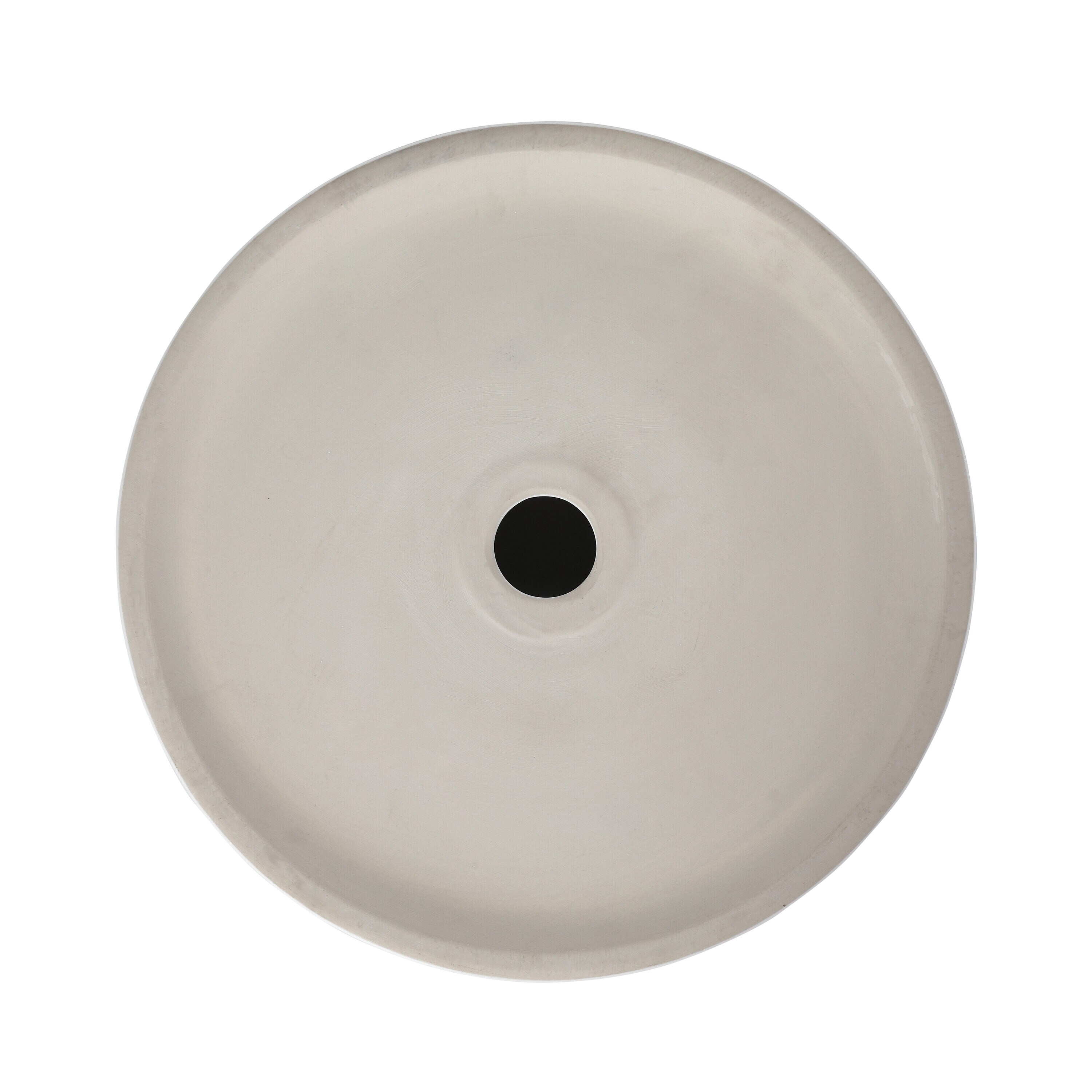Tocador de Baño con Lavabo Individual de Cerámica Blanca WELLFOR 16.7 Pulgadas x 16.7 Pulgadas GLEM-69283