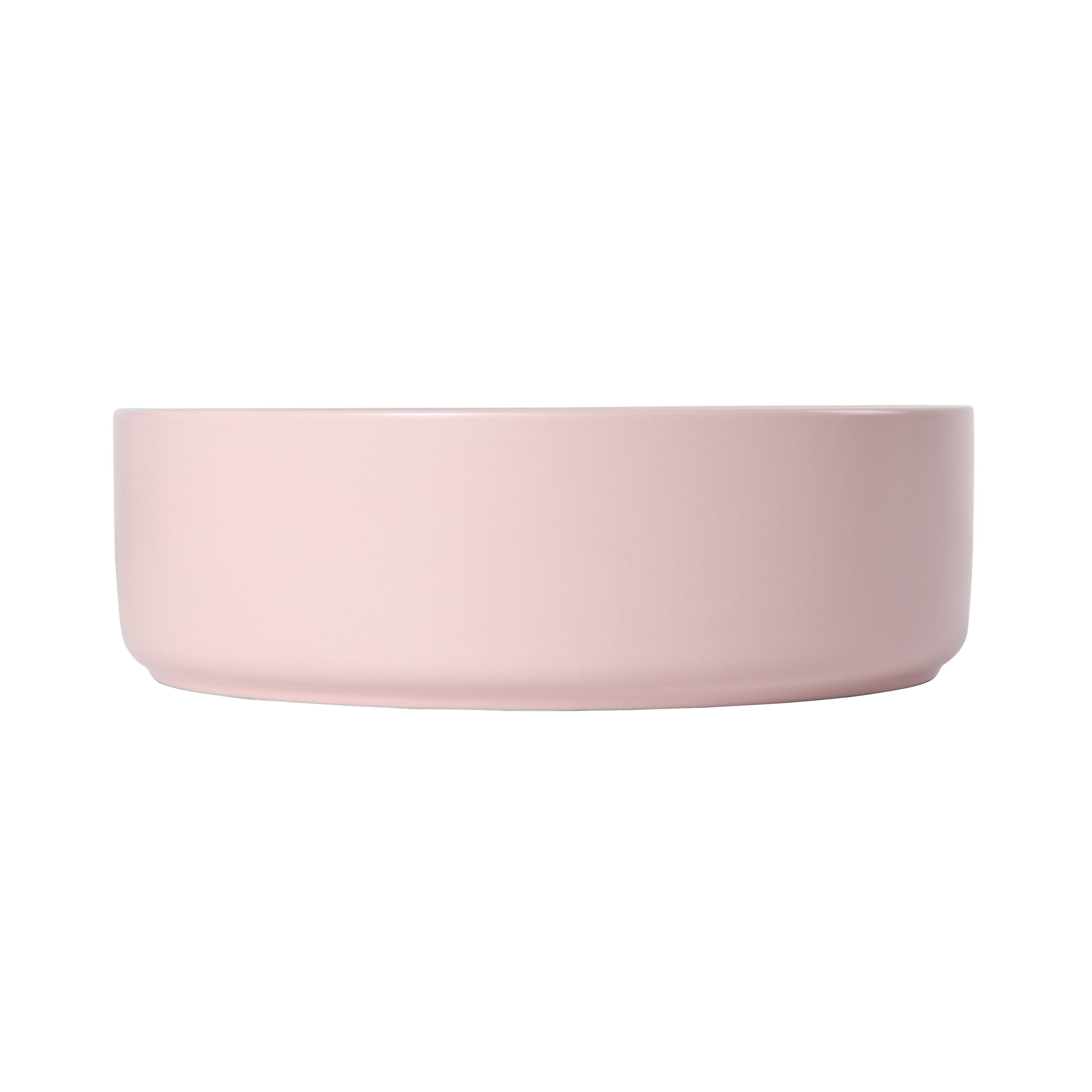 Tapa de tocador de baño de cerámica rosa para lavabo individual, WELLFOR 15.7 pulgadas x 15.7 pulgadas GLEM-77119