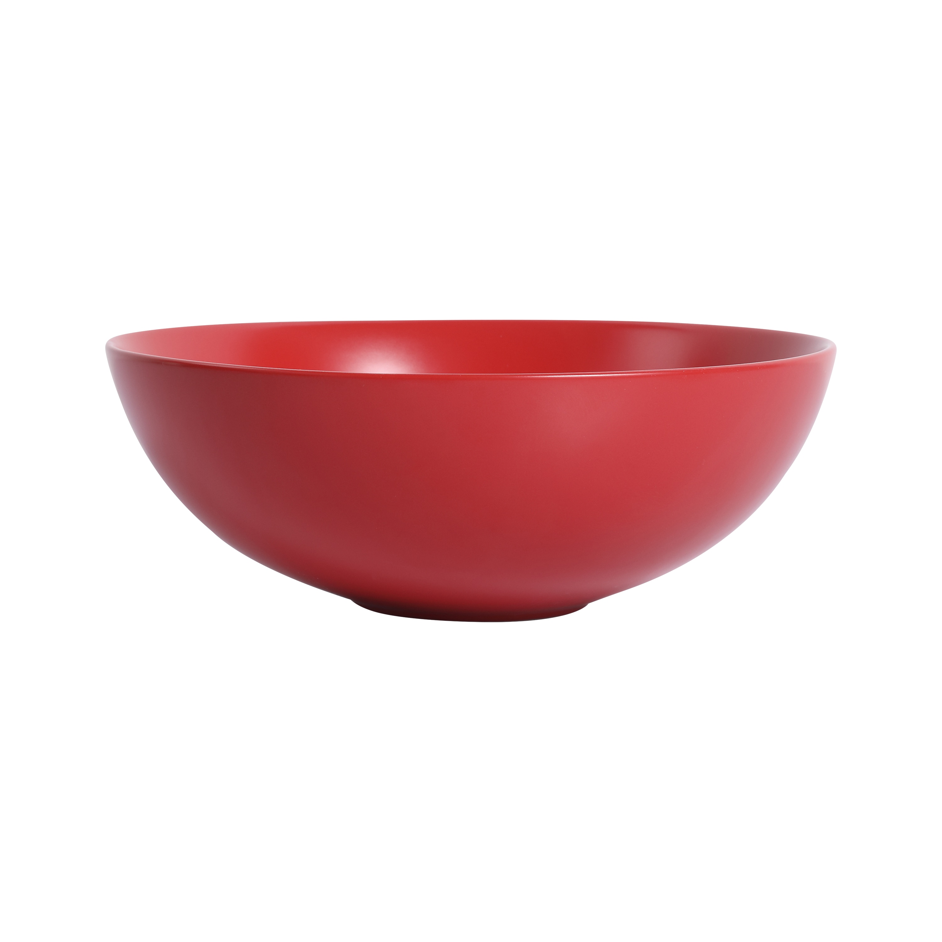Recubrimiento de tocador de baño de cerámica roja para lavabo individual de 16.1 pulgadas x 16.1 pulgadas