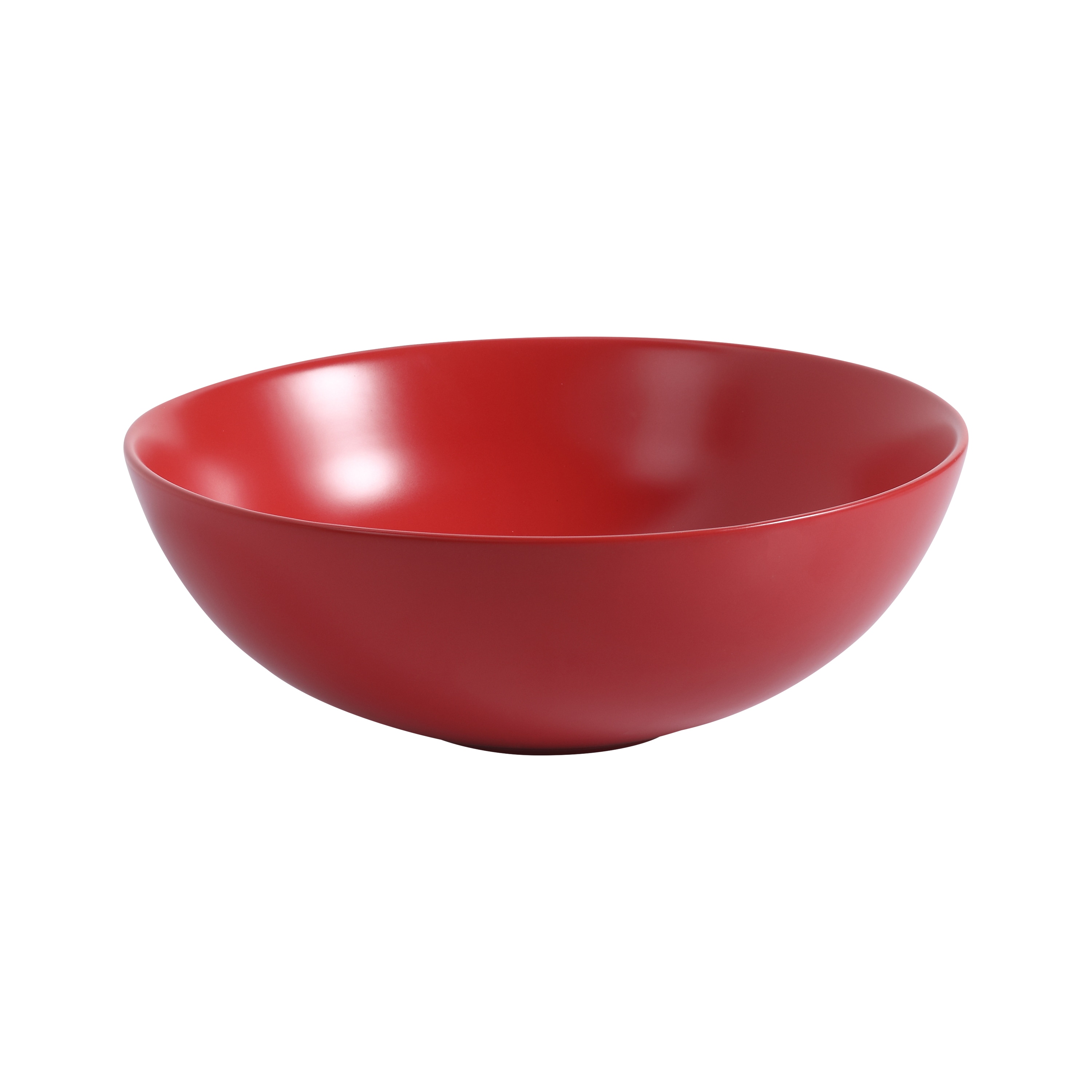 Recubrimiento de tocador de baño de cerámica roja para lavabo individual de 16.1 pulgadas x 16.1 pulgadas