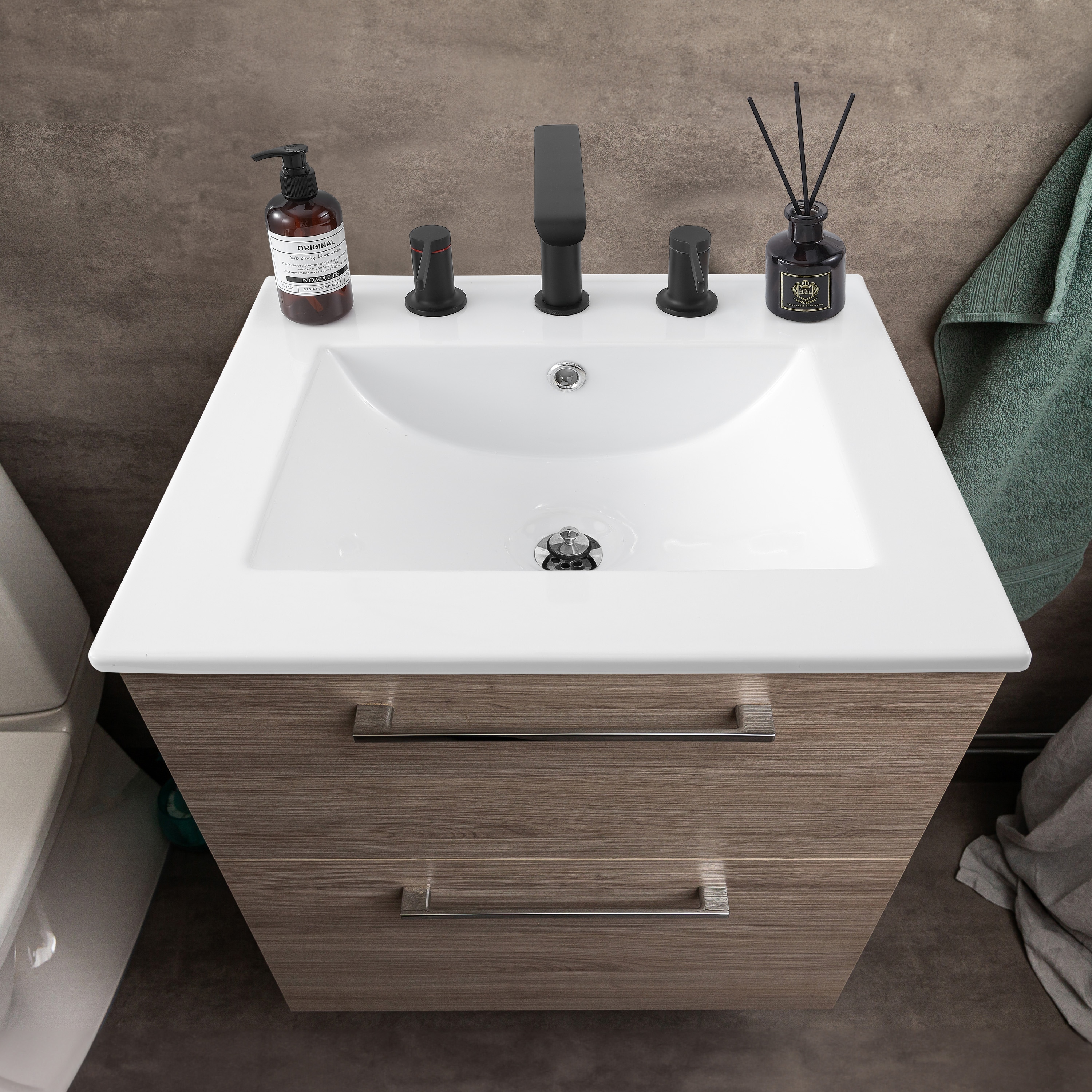 Tapa de tocador de lavabo adicional de Jonathan y Lavabo 20 pulgadas x 18.25 pulgadas Cerámica blanca empotrada con un solo lavabo de 3 agujeros Tapa de tocador de baño SNK1000A
