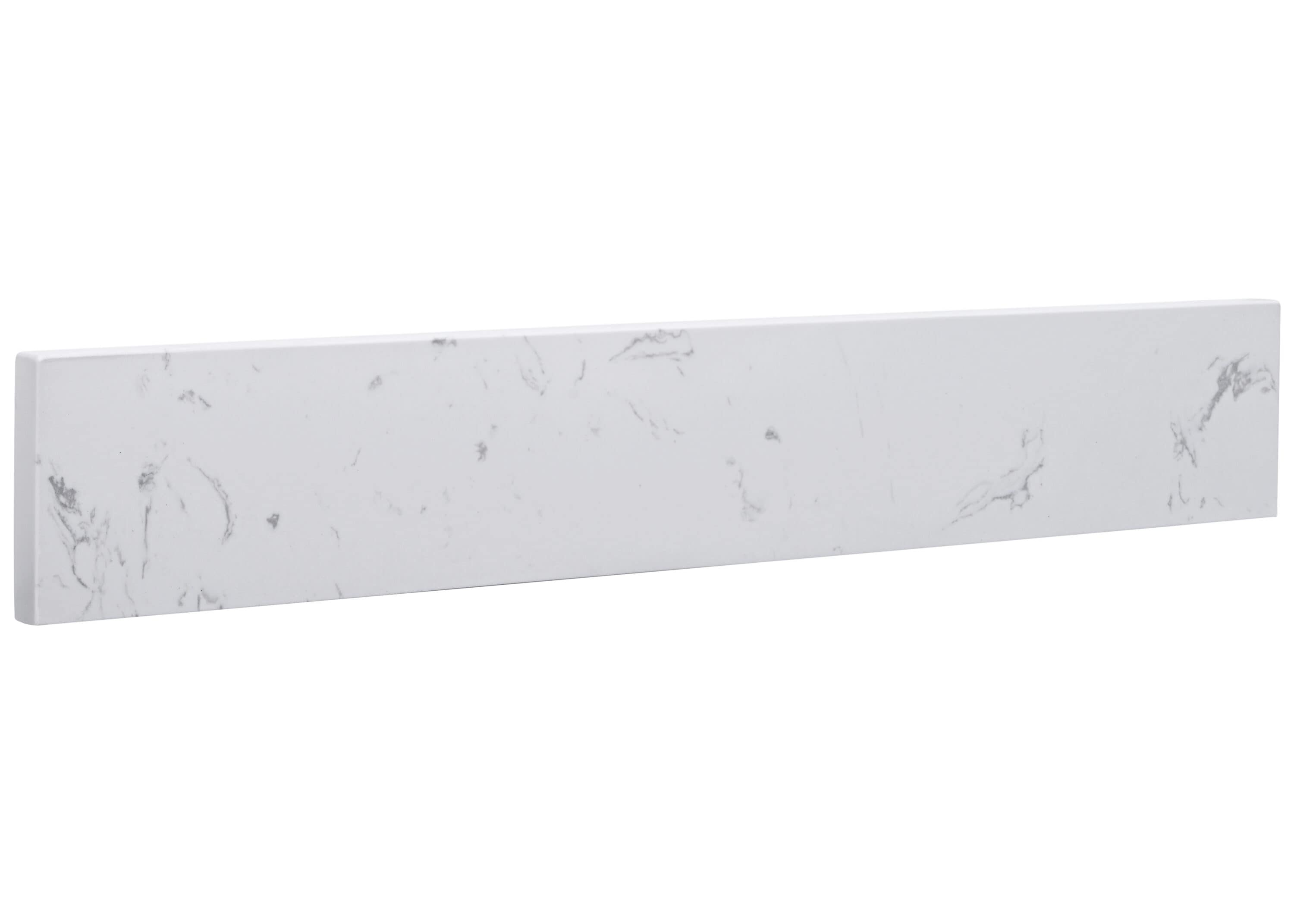 Tapa de tocador de baño de mármol blanco de ingeniería Cala de 21 pulgadas x 21 pulgadas de Avanity