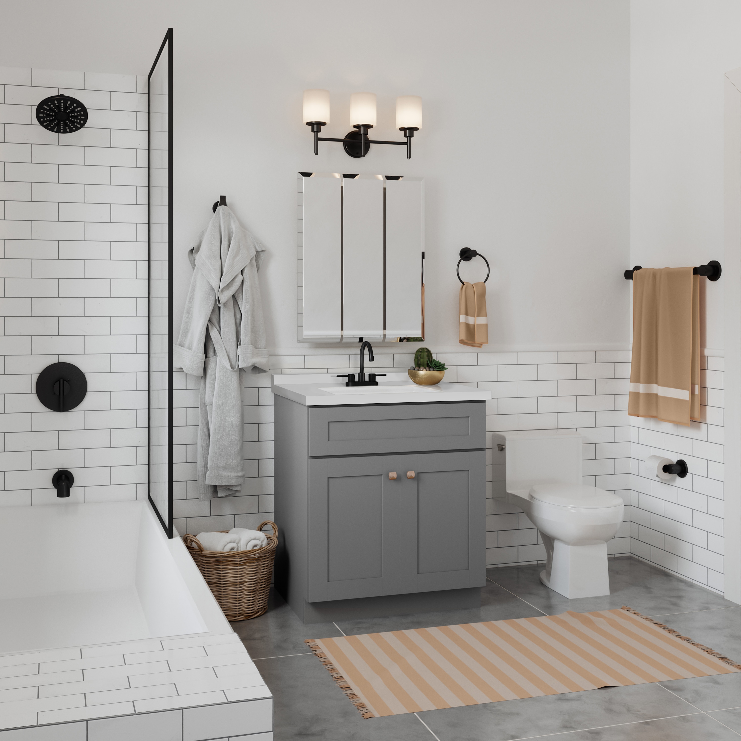 Cubierta de baño con tocador de mármol sólido blanco integrado de un solo lavabo de 31 pulgadas x 22 pulgadas, agujeros para grifería en Diseño Casa Camilla II 630228