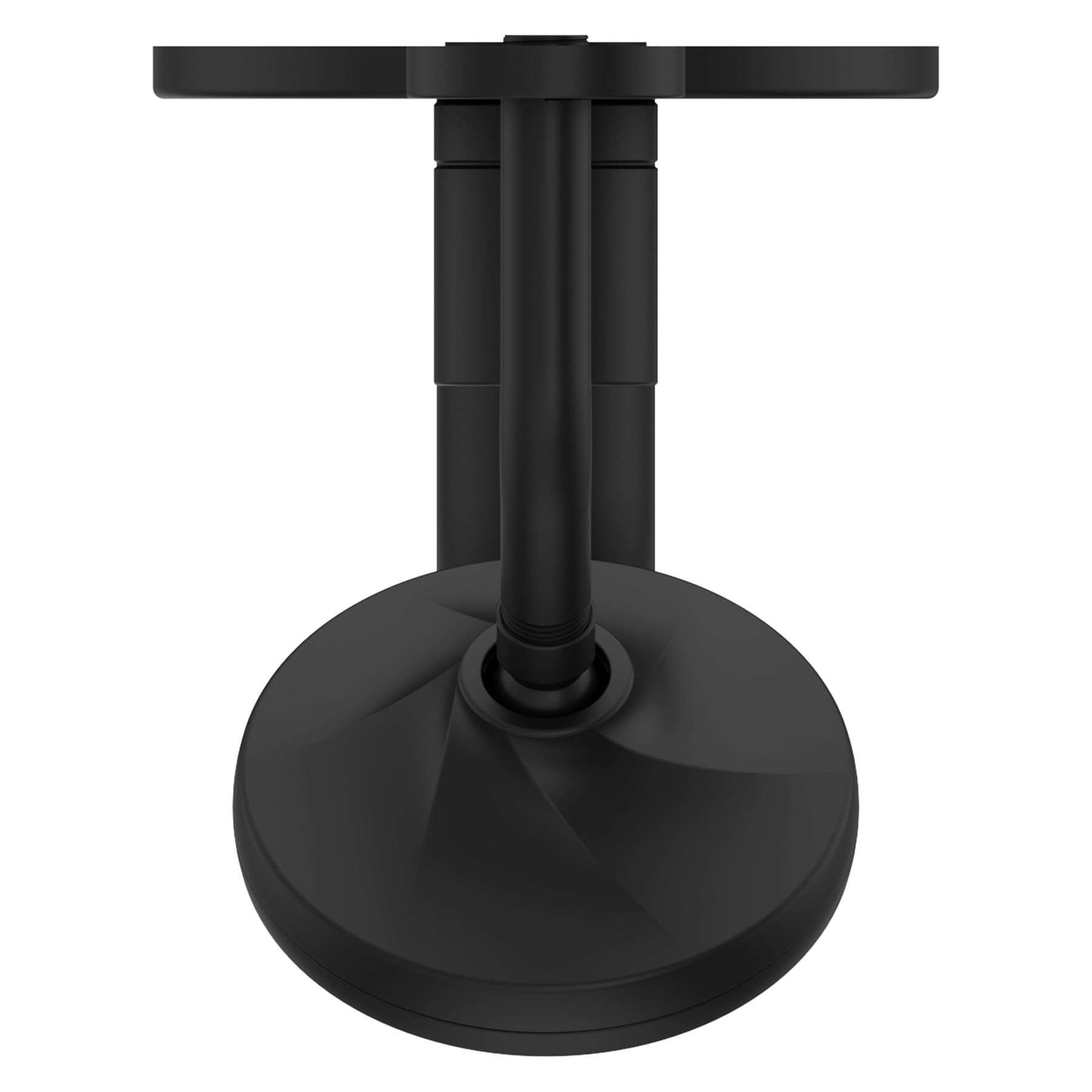 Grifo para bañera y ducha redondo de 5.59 pulgadas, de color negro mate, de una sola manija y multifunción, marca Pfister Zeelan con válvula 8P8-WS2-ZLSB