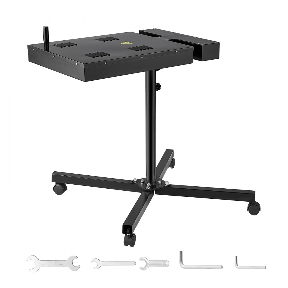 VEVOR Flash Dryer, 16 x 16 inch Flash Dryer for Screen Printing, High Power Silk Screen Printing Dryer with Height Adjustable Stand, 360° Rotation, X-Shaped Base, Steel T-Shirt Curing Machine - DXSWBHGJ1616T03SUV1