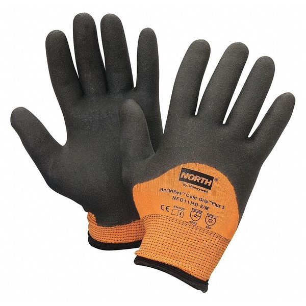 Guantes recubiertos resistentes a cortes de Honeywell, nivel de corte 4, calibre 15, negro, talla L - NFD11HD/9L