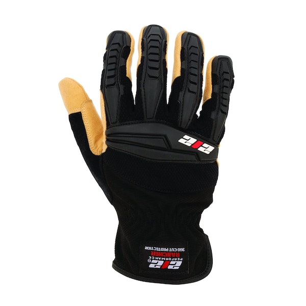 Guantes Rancher 212 Performance Impact Speedcuff ANSI Cut 5 con palma grabada, tamaño extra grande - IMPC5R2-05-11