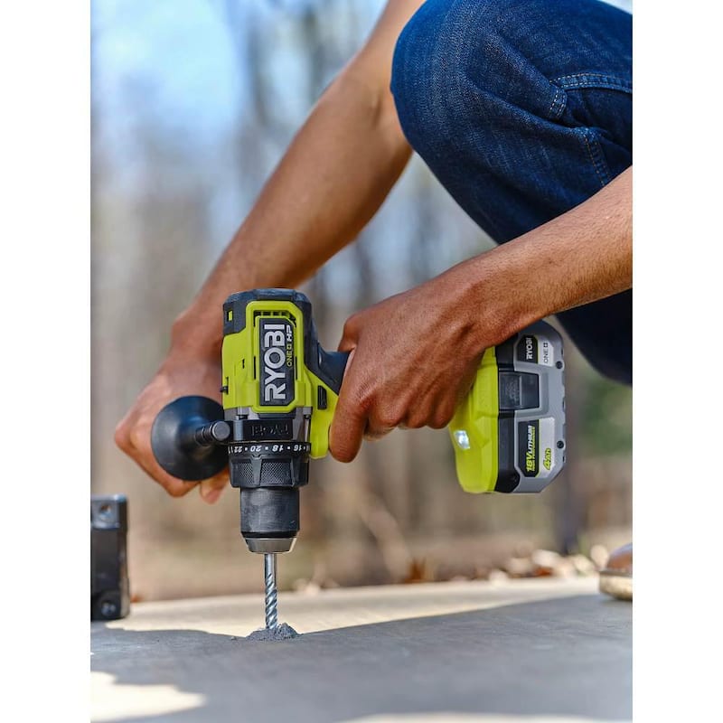 RYOBI ONE+ HP Taladro percutor inalámbrico Brushless de 18V 1/2 pulgadas (Herramienta solamente) - PBLHM101B