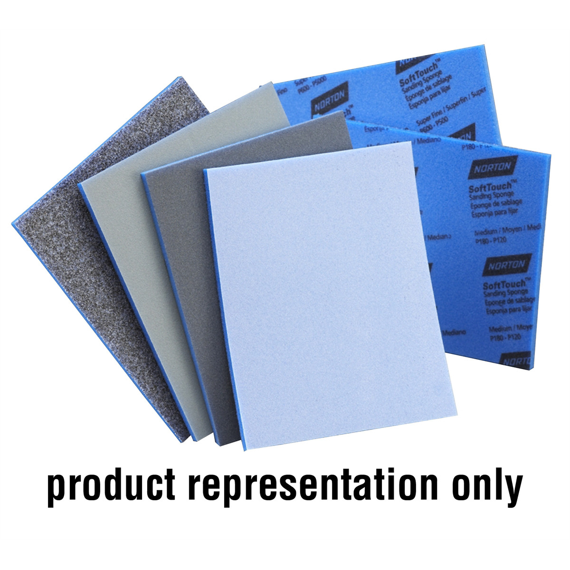 Esponja de lijado ultra fina SOFT TOUCH de Norton Abrasives, 20 unidades - Modelo NOR03077