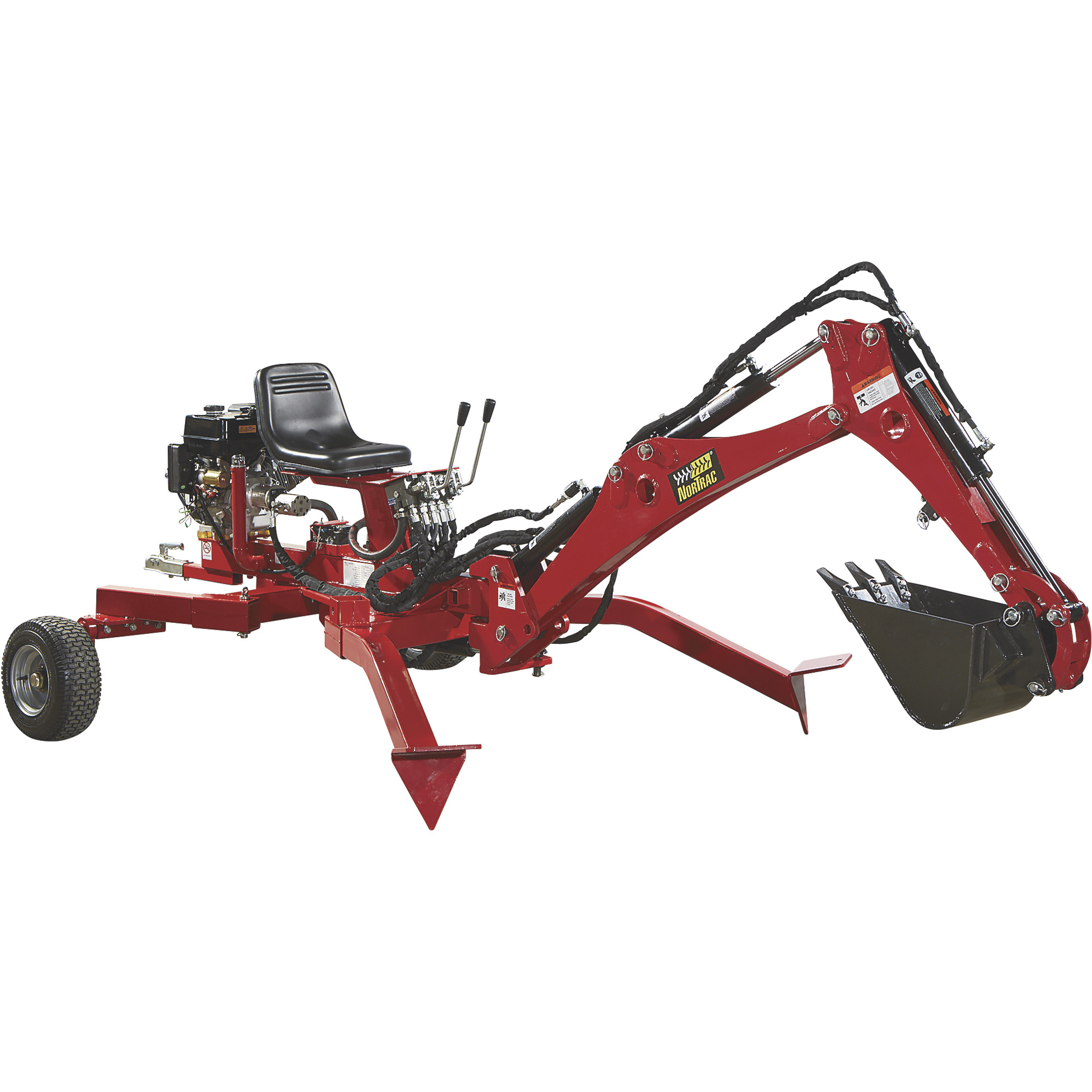 Retroexcavadora remolcable NorTrac, 15 HP