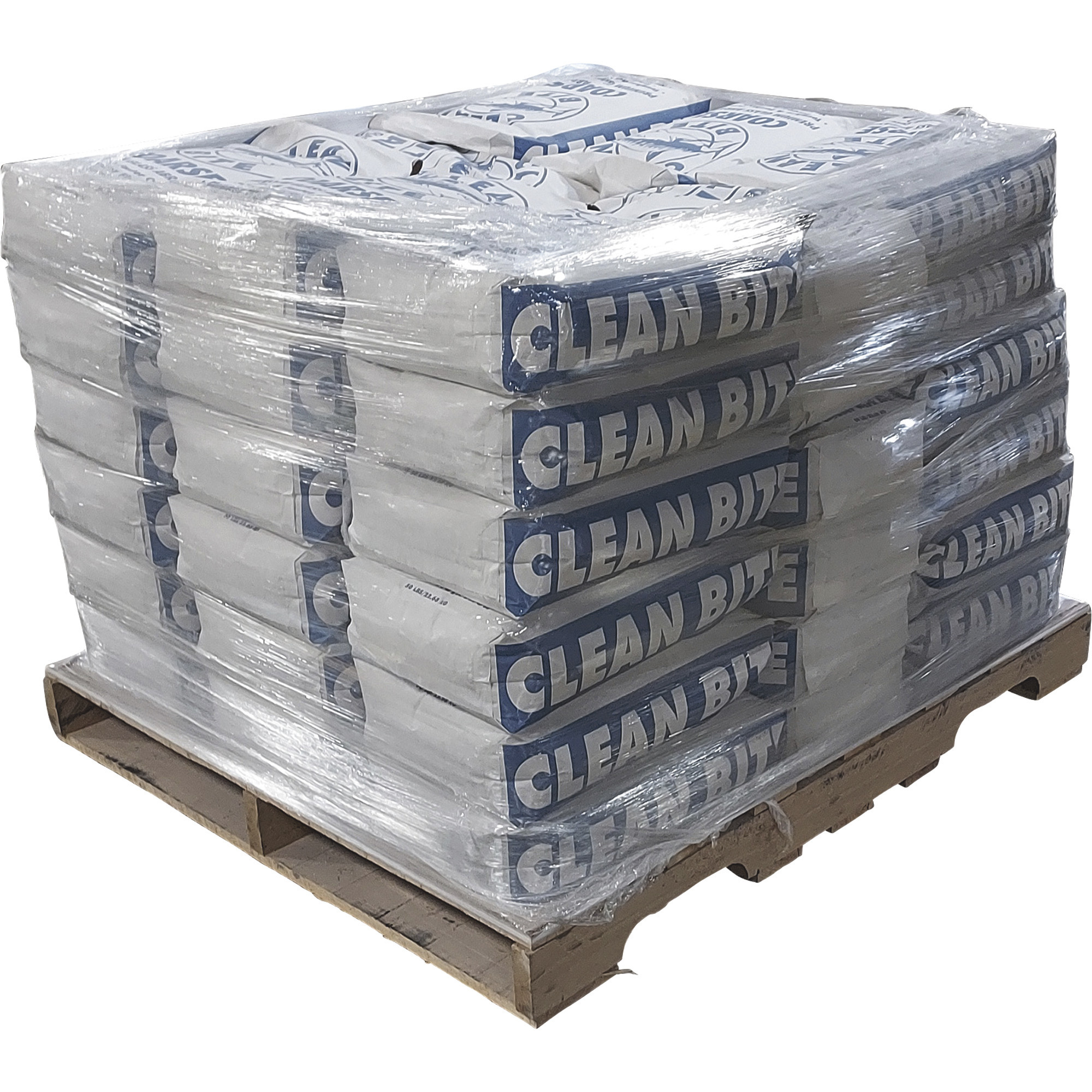Medio abrasivo de granulado grueso Clean Bite Premium para chorro de arena en vidrio, 48 bolsas de 50 libras cada una, modelo COARSE-2400.