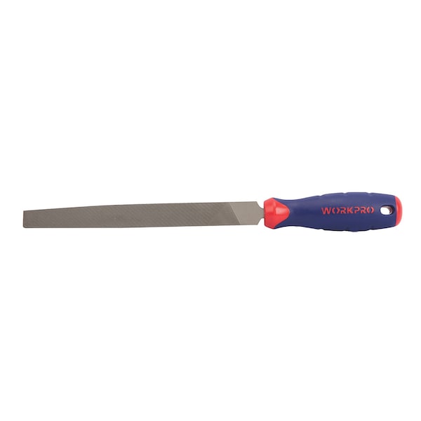 Prime-Line 8in Flat File - Durable Steel File to Sharpen Tools and Deburr, Comfortable Anti-Slip Grip - W051001