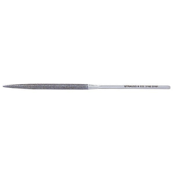 Strauss Needle File, Swiss, Slitting, 5-1/2 In. L - NF2182D126