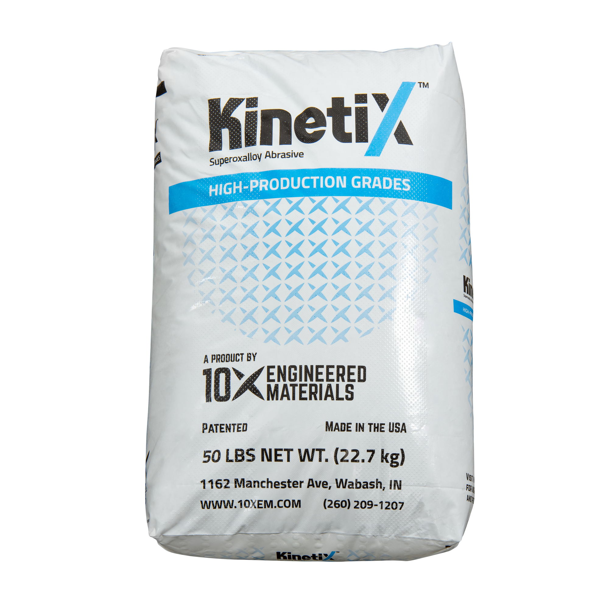Medio Abrasivo de Alto Rendimiento KinetiX 40/70 - (8) Bolsas de 50lb, Material Superoxalloy, Grado Medio, Piezas (cant.) 1 Modelo # 40/70-50-Q8