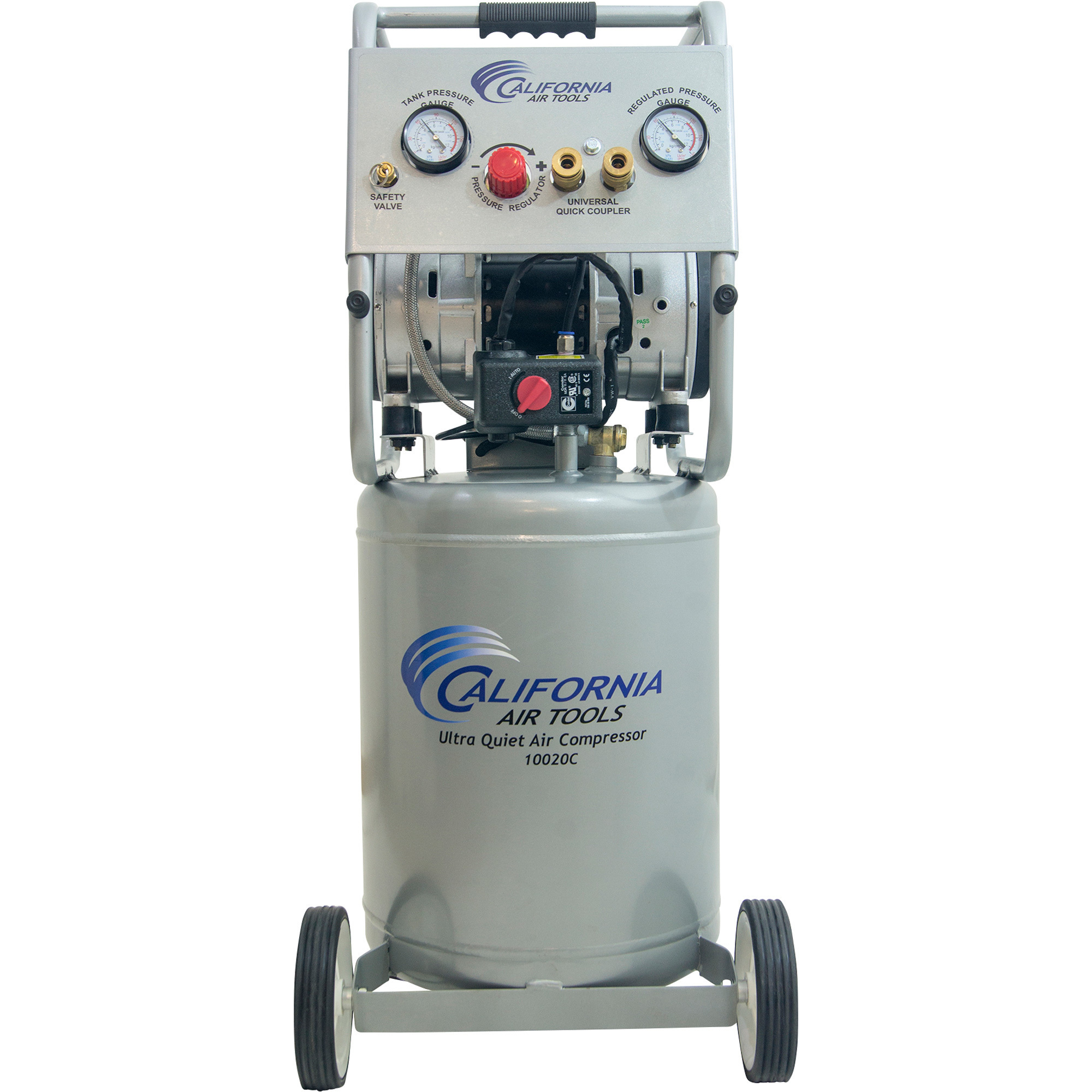 Compresor de Aire Portátil Ultra-Silencioso California Air Tools, 2 HP, 10 Galones, Modelo# CAT-10020C