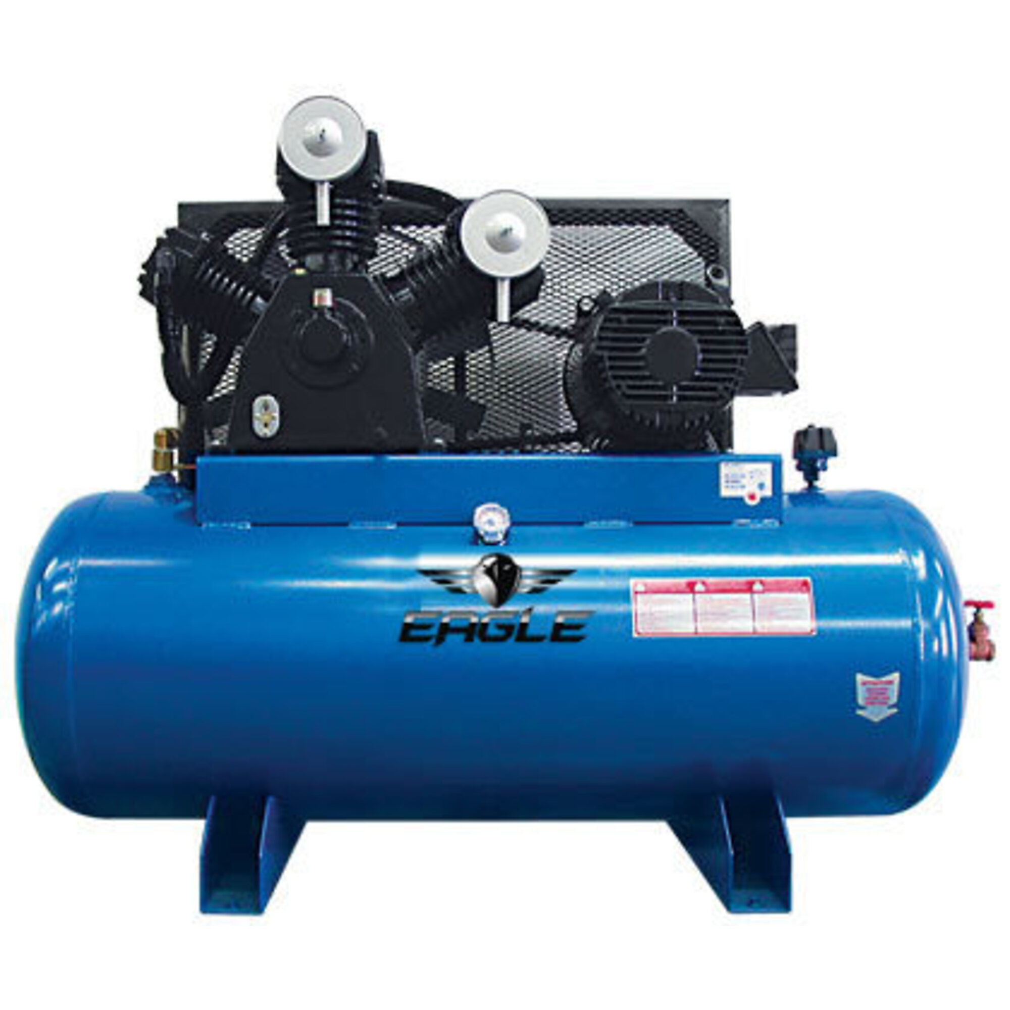 Compresor de aire EAGLE de 120 galones, 36 CFM, 10 HP, tanque de aire de 120 galones (Modelo 105120H2-CS575)