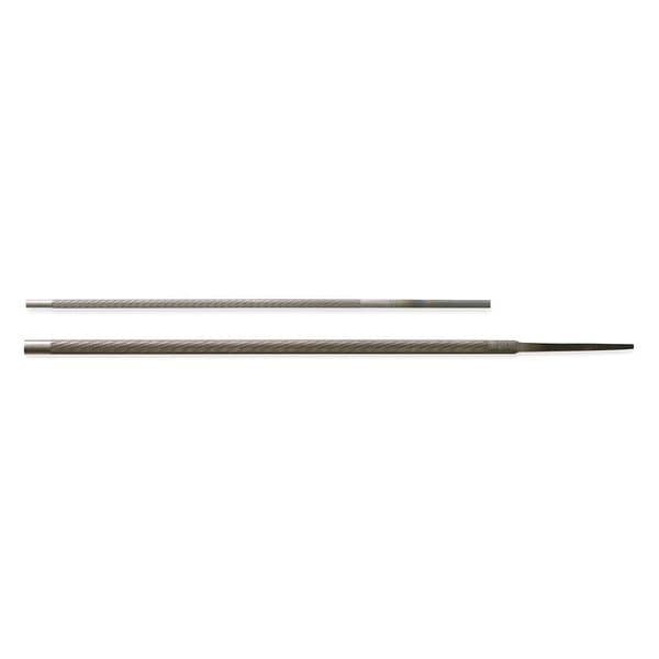 Crescent Nicholson 5/32" x 8" Round Knurl Cut Chainsaw File - 1 File per Card - T01891