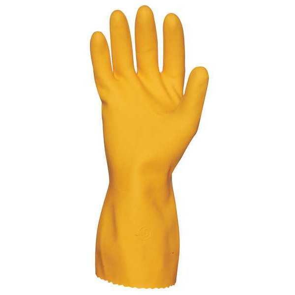 Guantes resistentes a químicos Showa de 12", de látex de caucho natural, M, 1 par - 709-M.