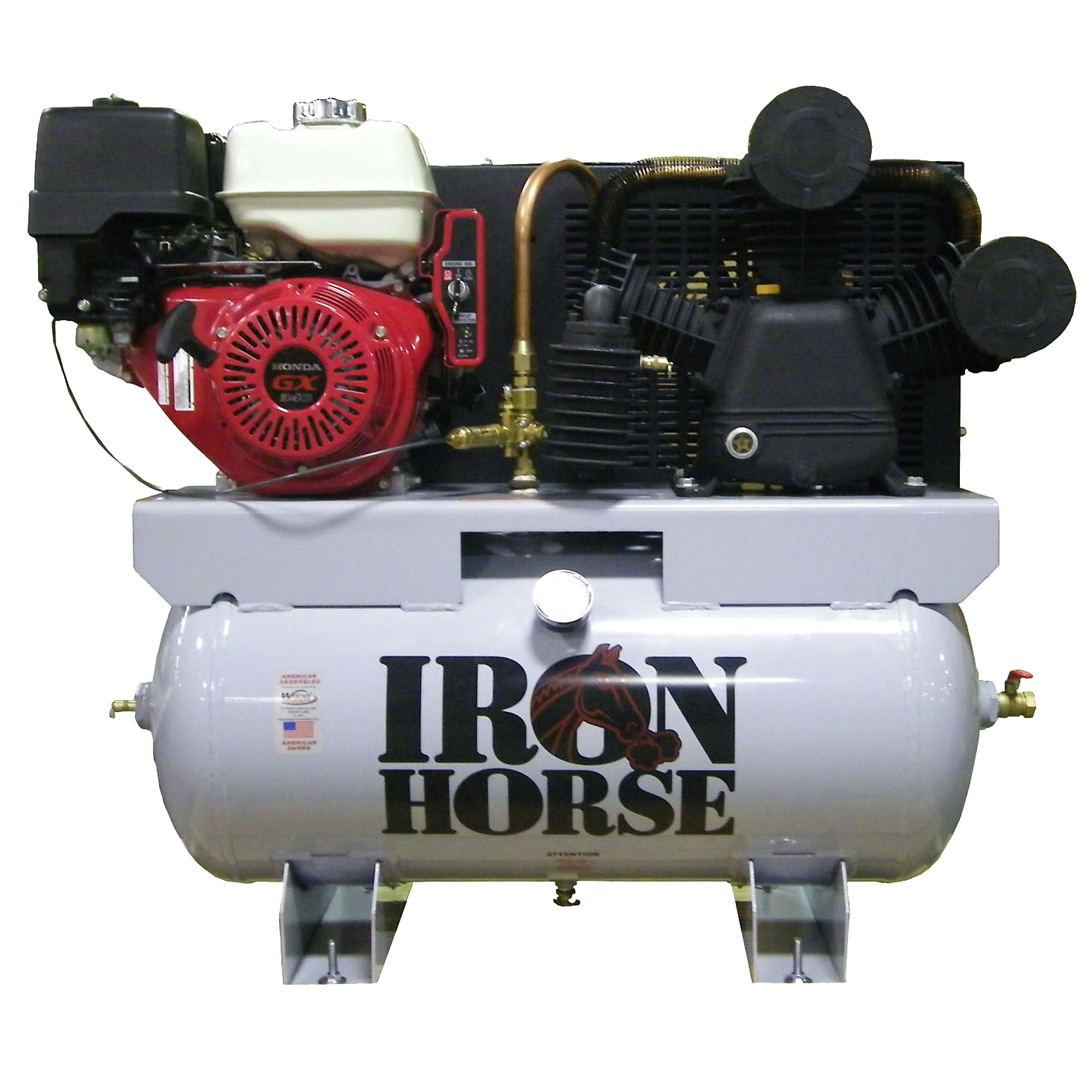 Compresor Montado en Camión de 30 Galones Iron Horse, 13 HP, Modelo IH11G30TRKE.